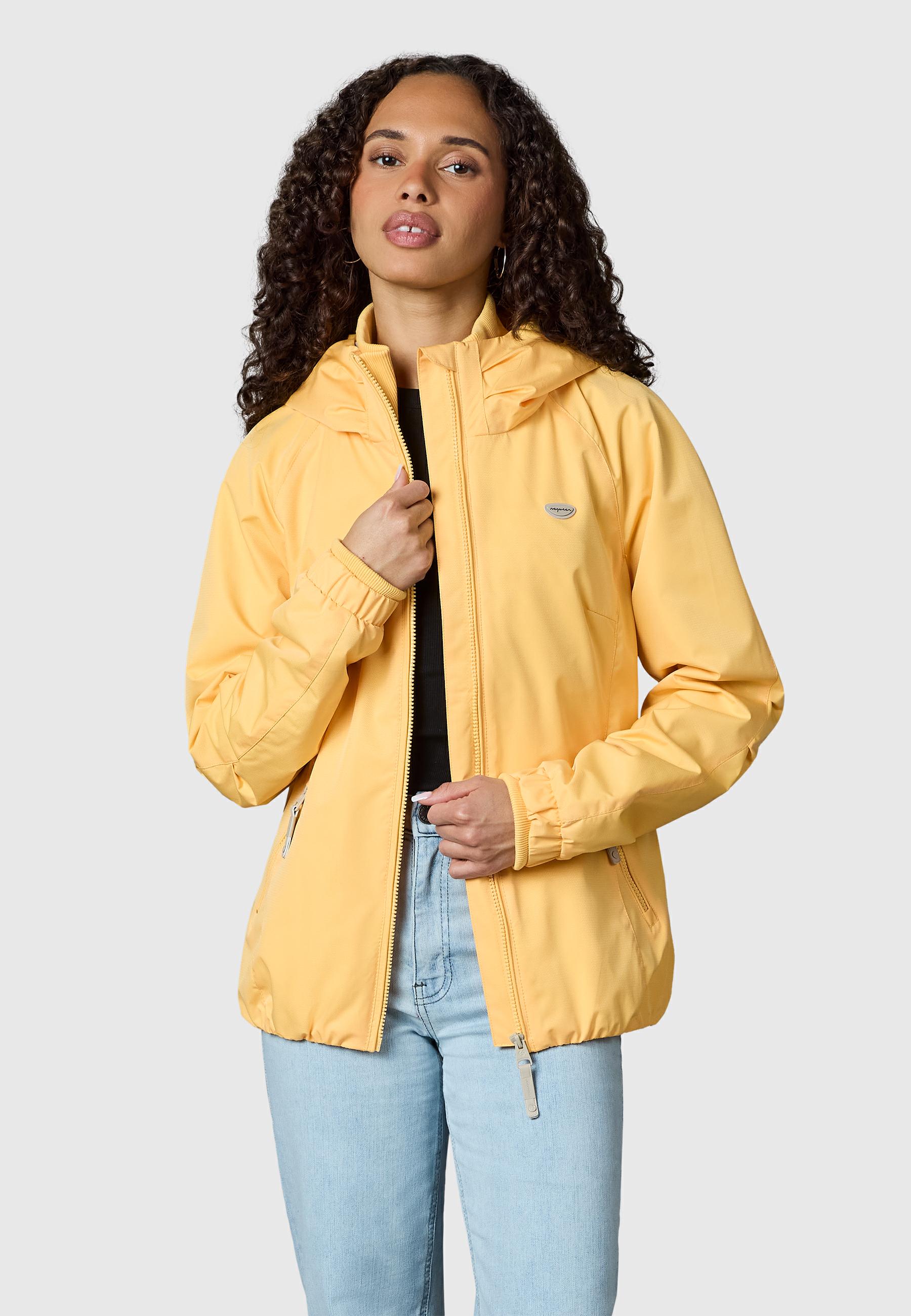 Wasserdichte Übergangsjacke mit Kapuze "Dizzie Tech" Banana26