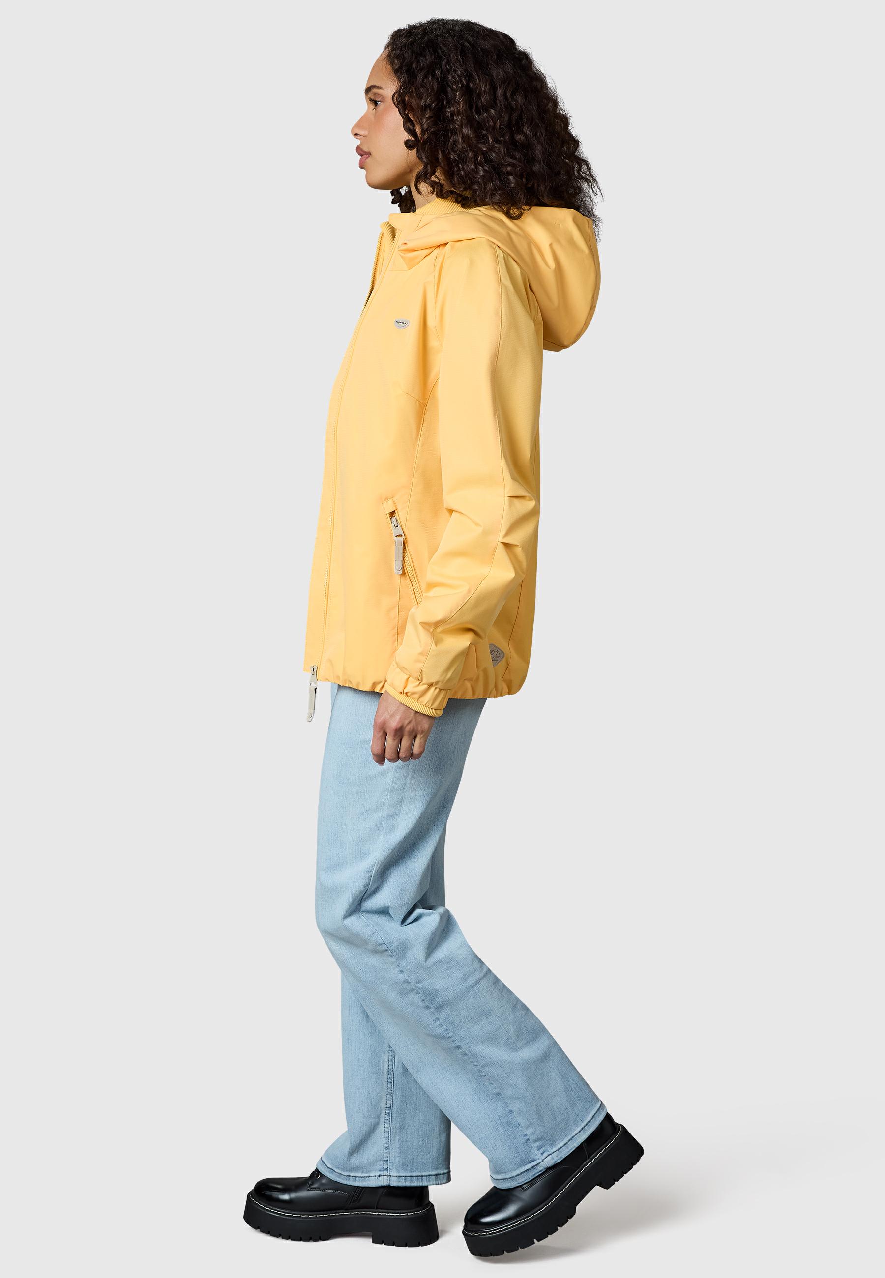 Wasserdichte Übergangsjacke mit Kapuze "Dizzie Tech" Banana26