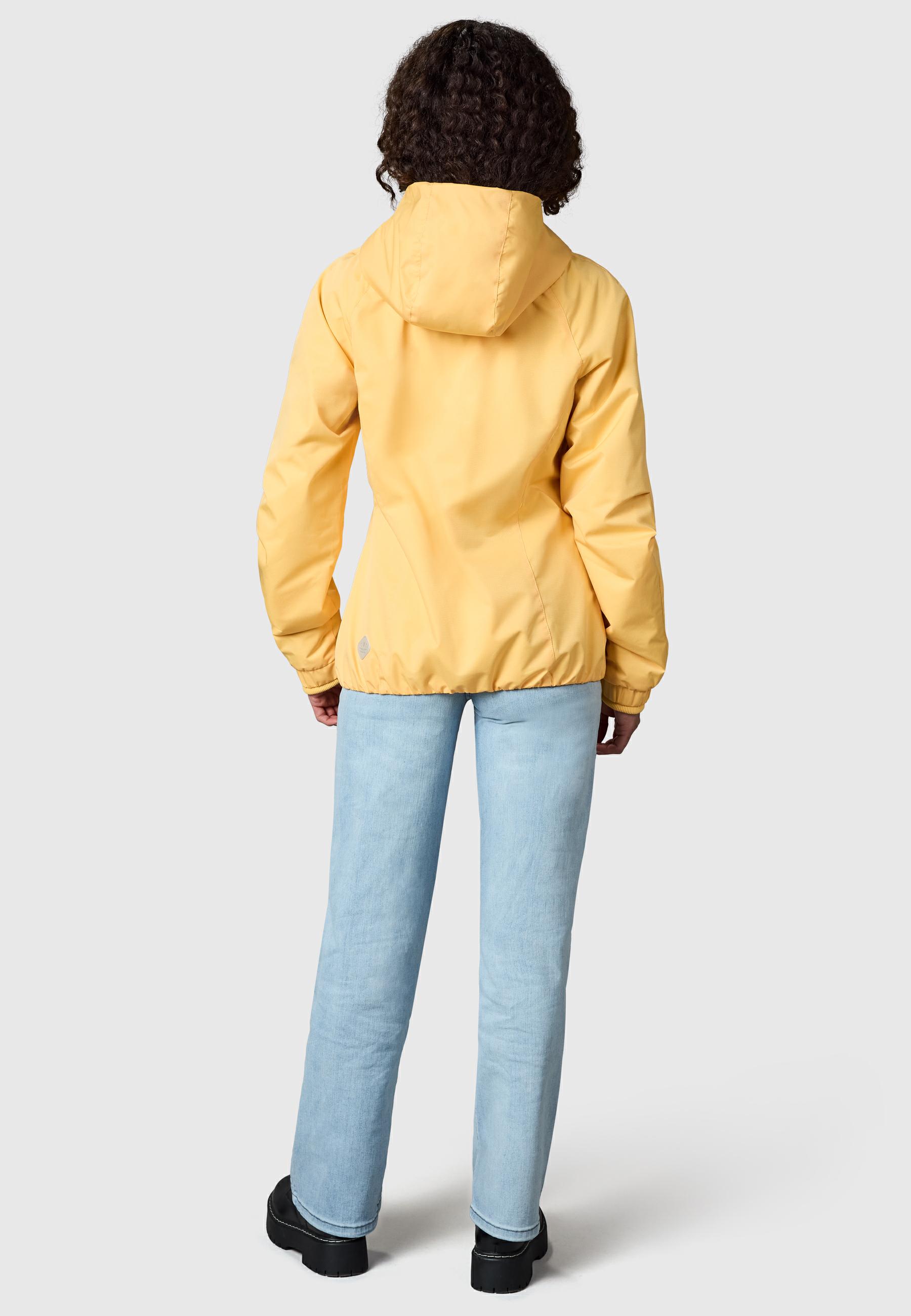 Wasserdichte Übergangsjacke mit Kapuze "Dizzie Tech" Banana26