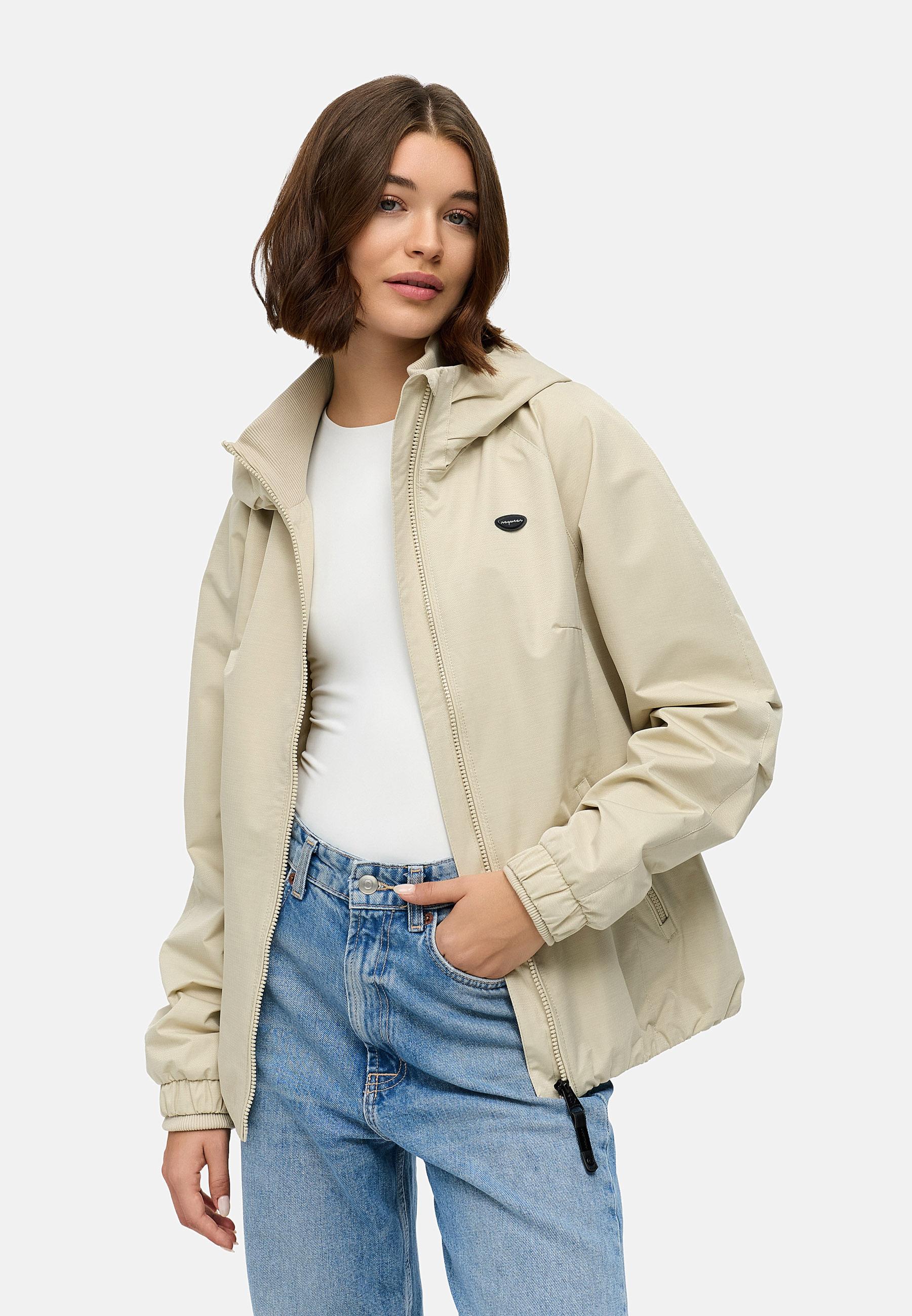Wasserdichte Übergangsjacke mit Kapuze "Dizzie Tech" Bone025
