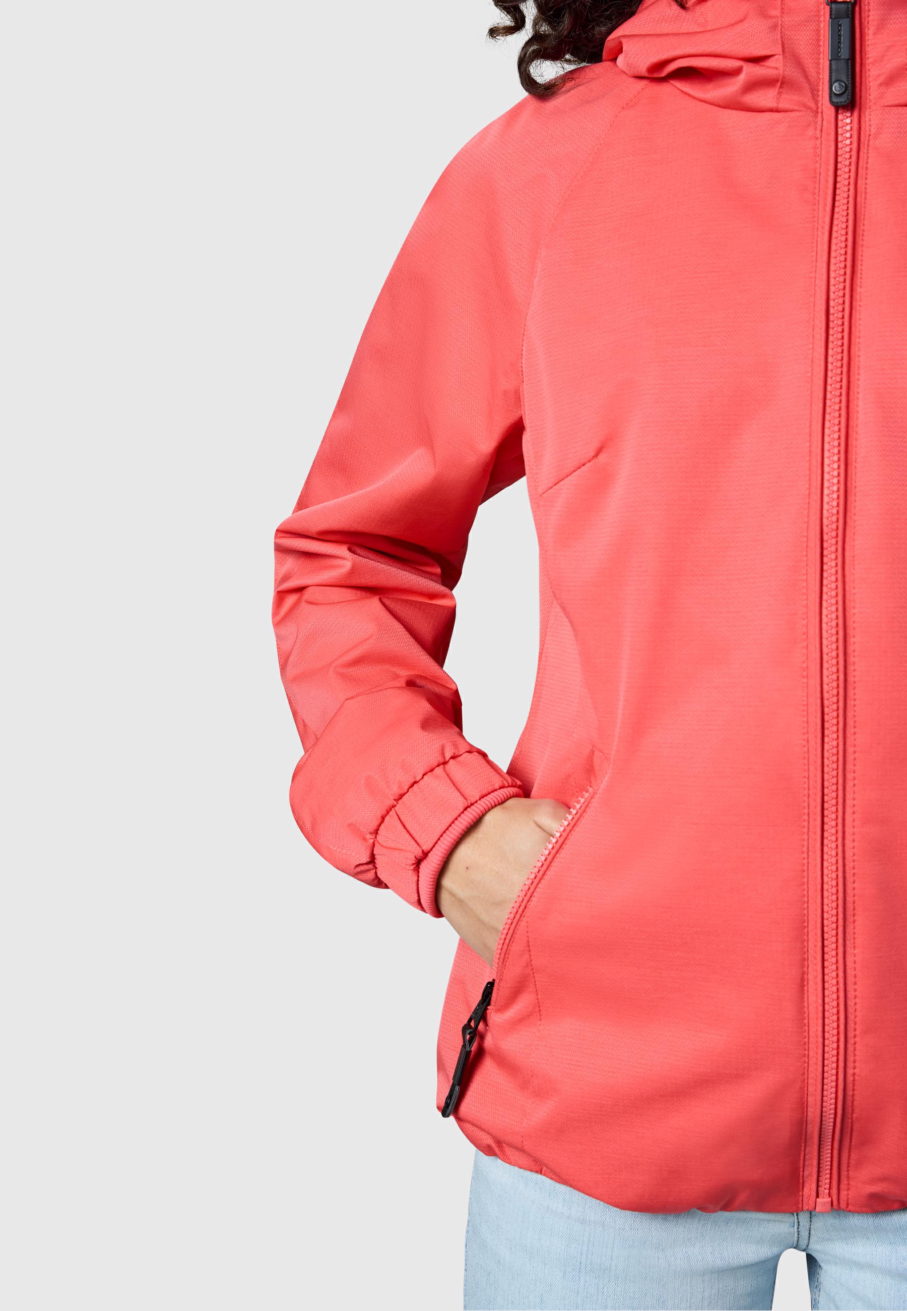 Wasserdichte Übergangsjacke mit Kapuze "Dizzie Tech" Coral26