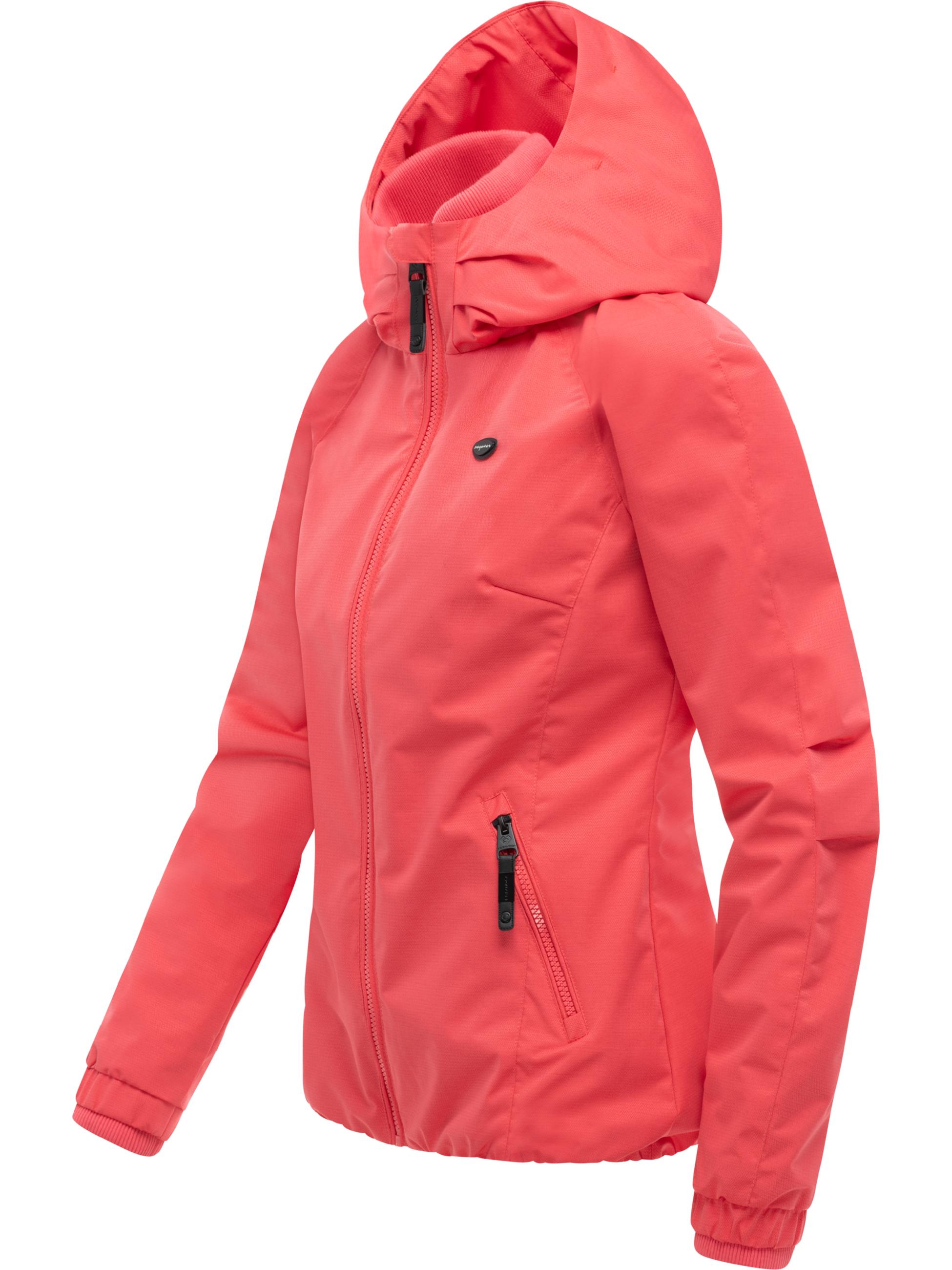 Wasserdichte Übergangsjacke mit Kapuze "Dizzie Tech" Coral26