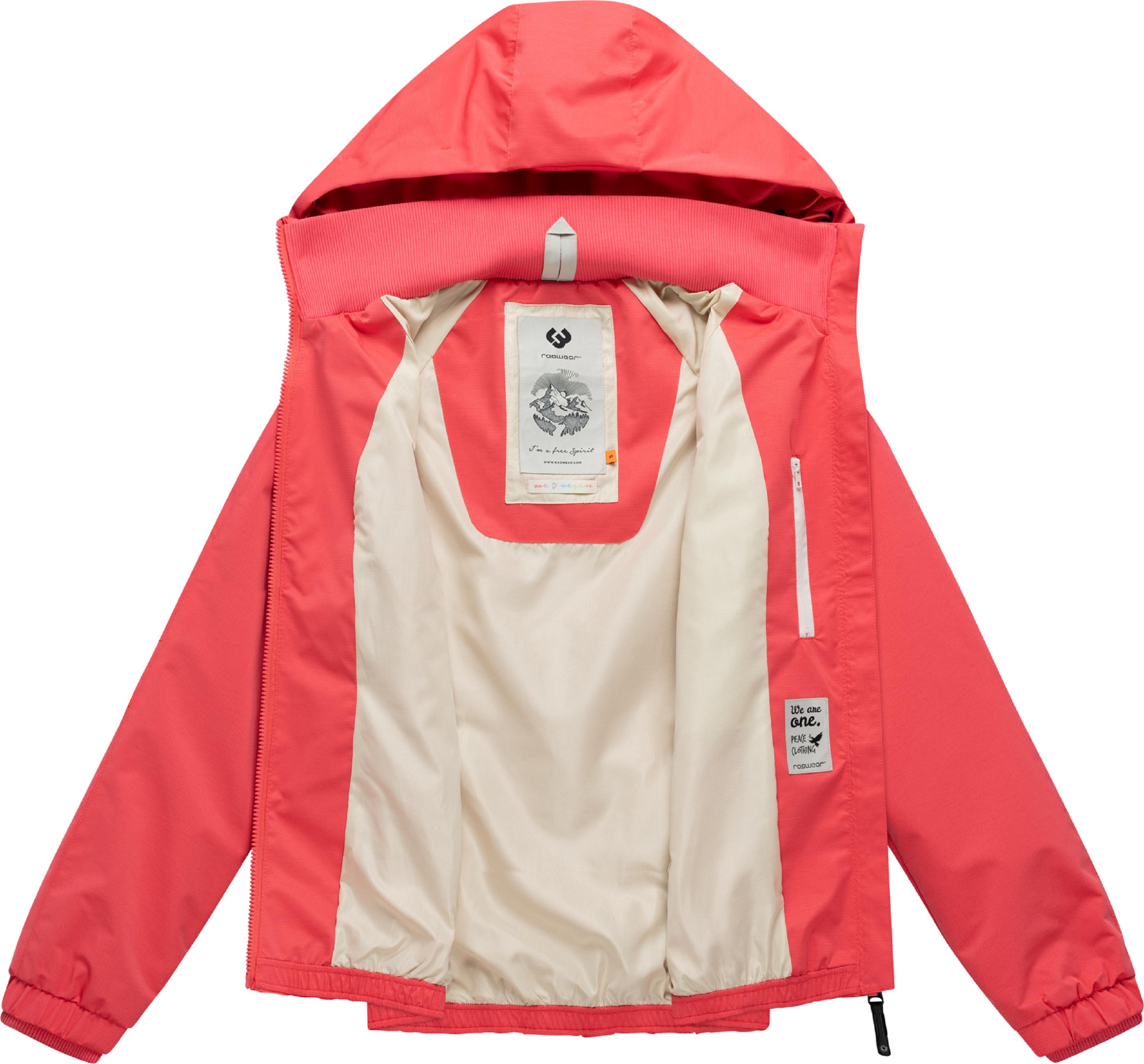 Wasserdichte Übergangsjacke mit Kapuze "Dizzie Tech" Coral26