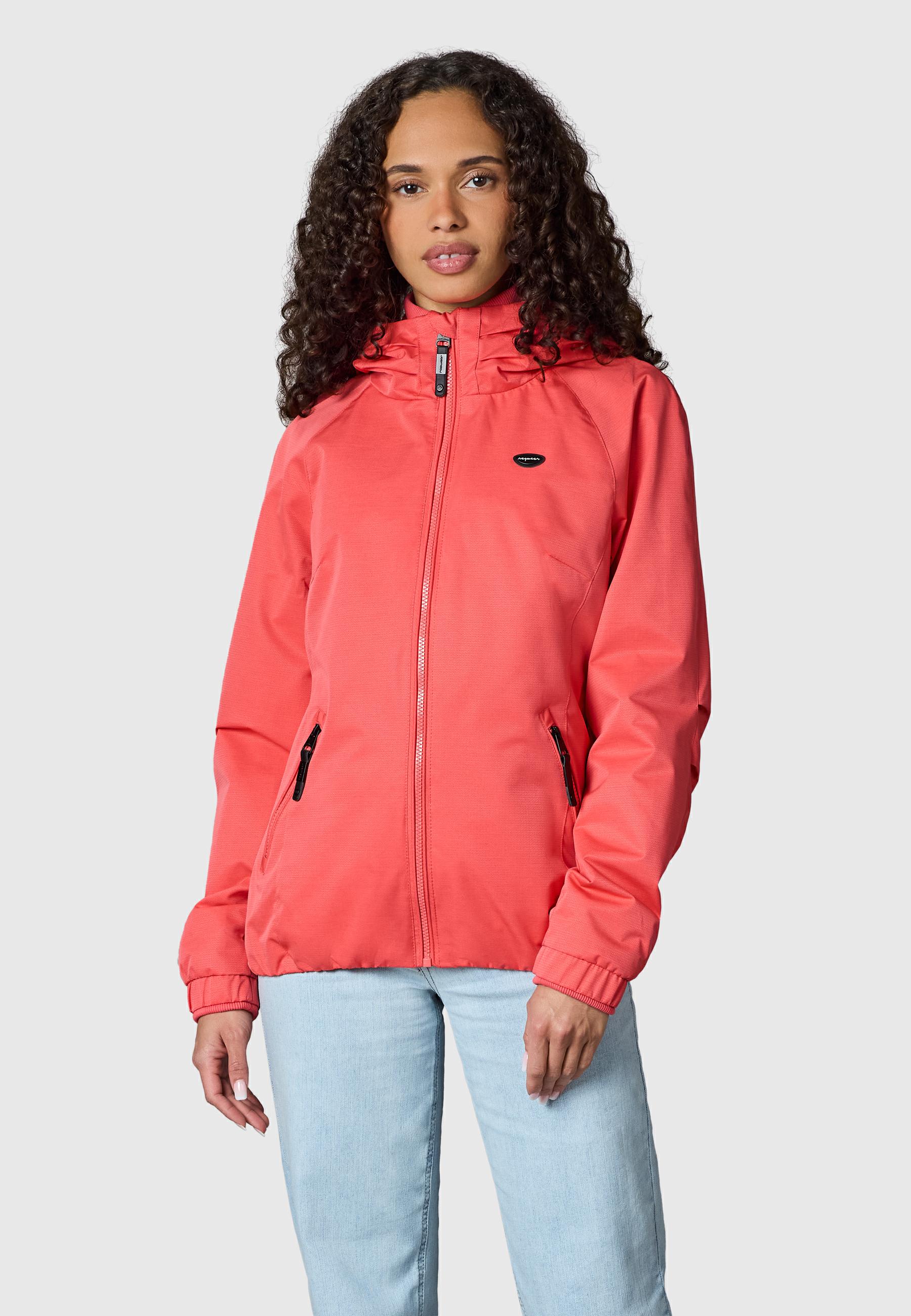 Wasserdichte Übergangsjacke mit Kapuze "Dizzie Tech" Coral26