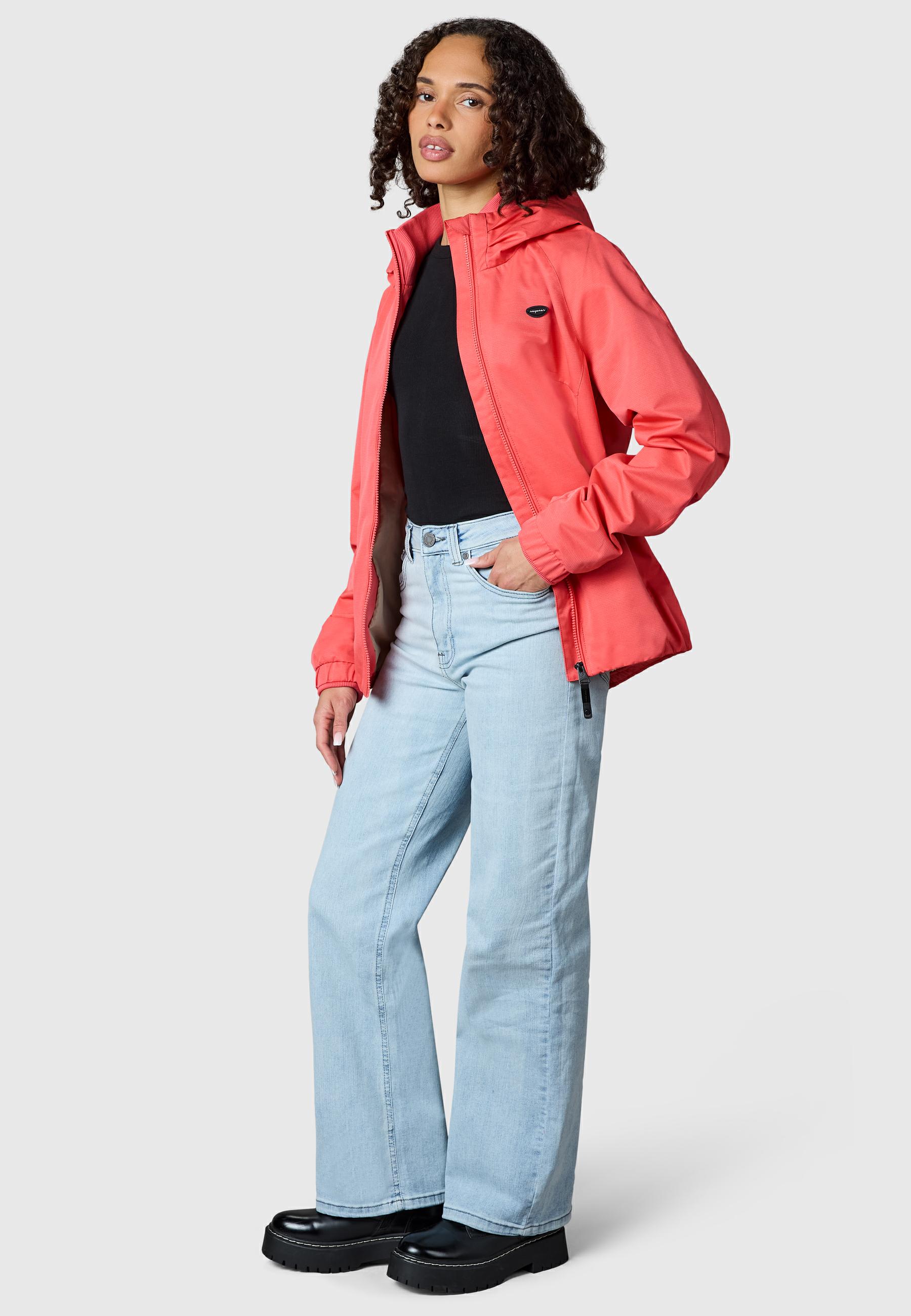 Wasserdichte Übergangsjacke mit Kapuze "Dizzie Tech" Coral26
