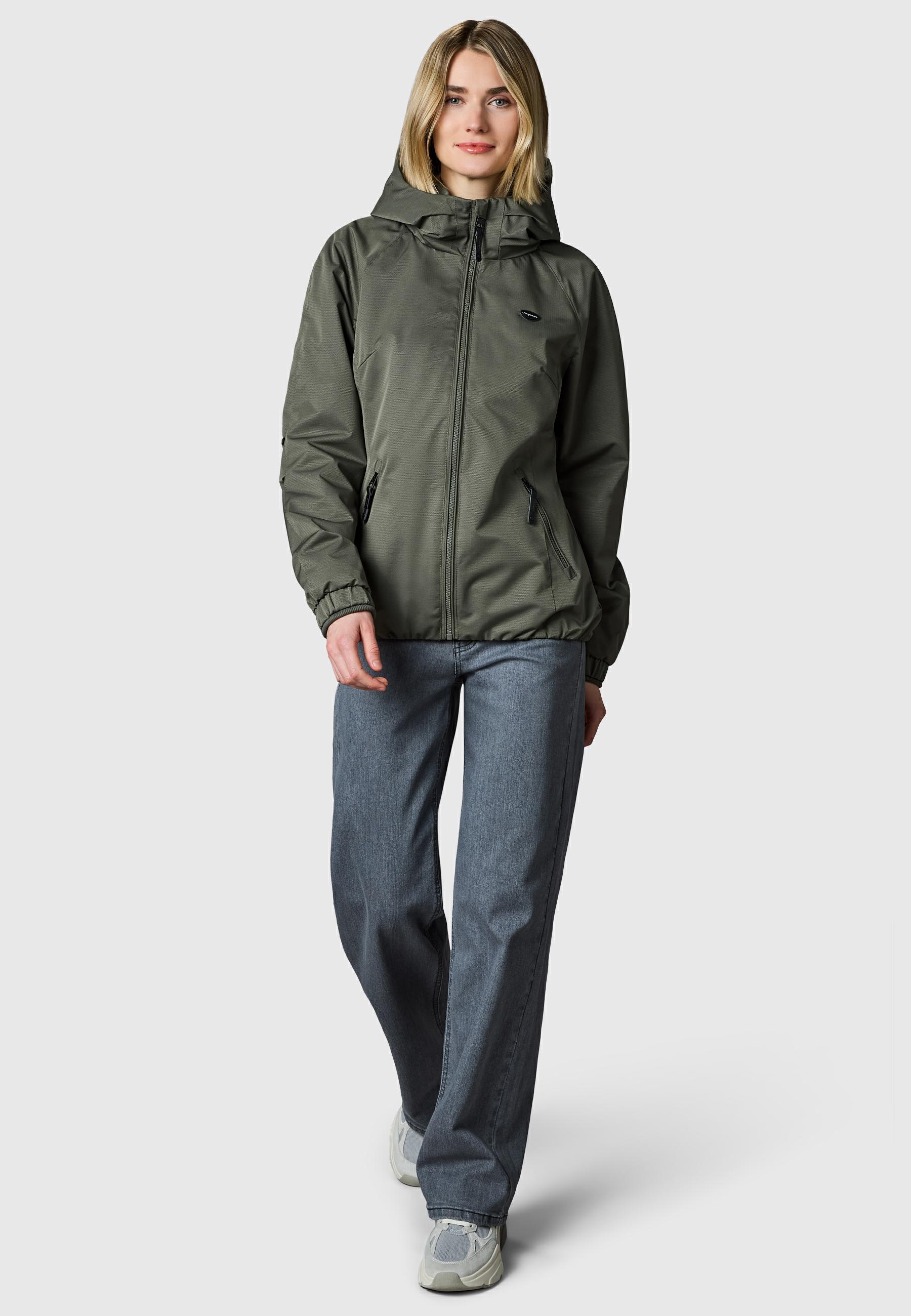 Wasserdichte Übergangsjacke mit Kapuze "Dizzie Tech" Dark Olive26