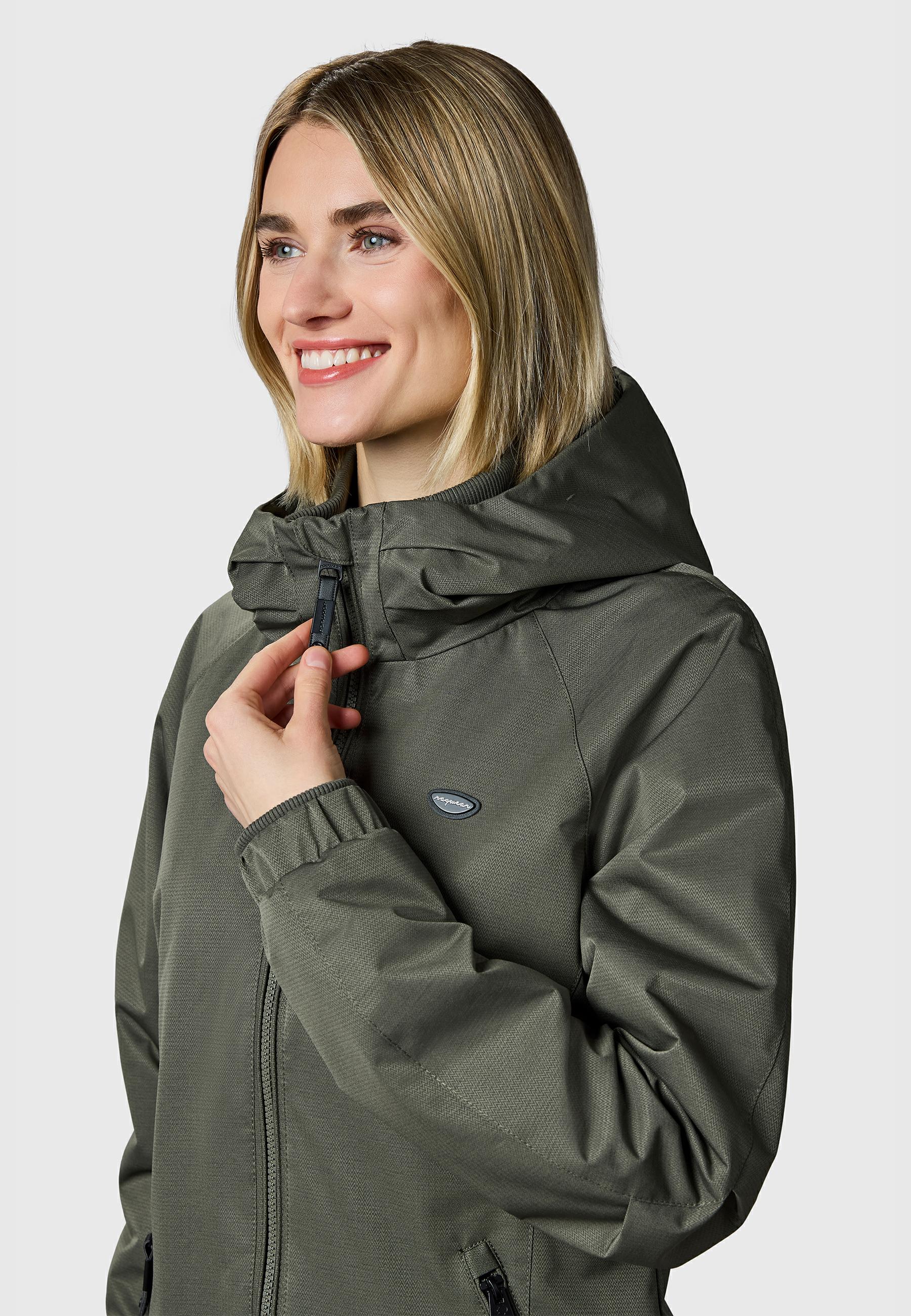 Wasserdichte Übergangsjacke mit Kapuze "Dizzie Tech" Dark Olive26