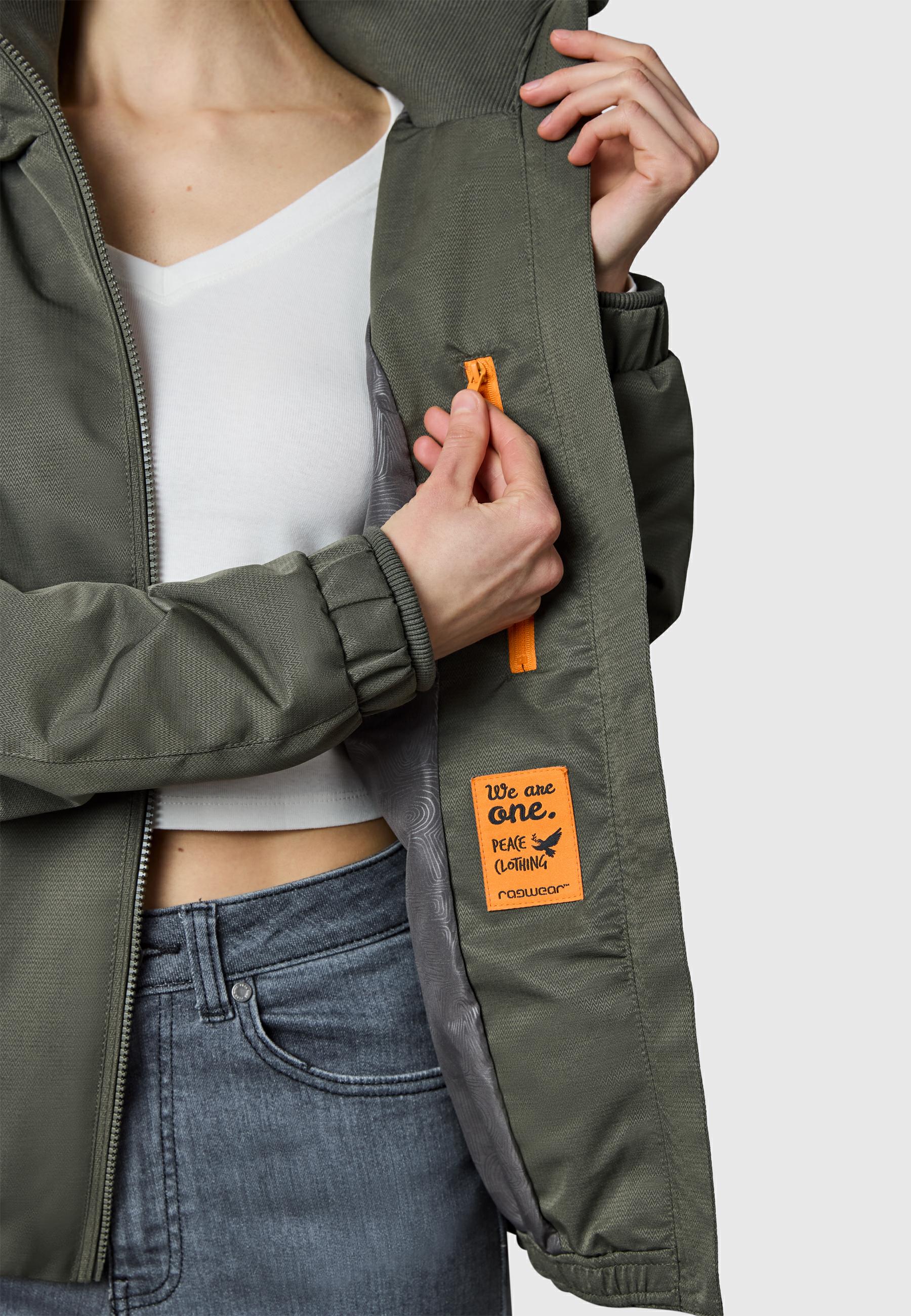 Wasserdichte Übergangsjacke mit Kapuze "Dizzie Tech" Dark Olive26