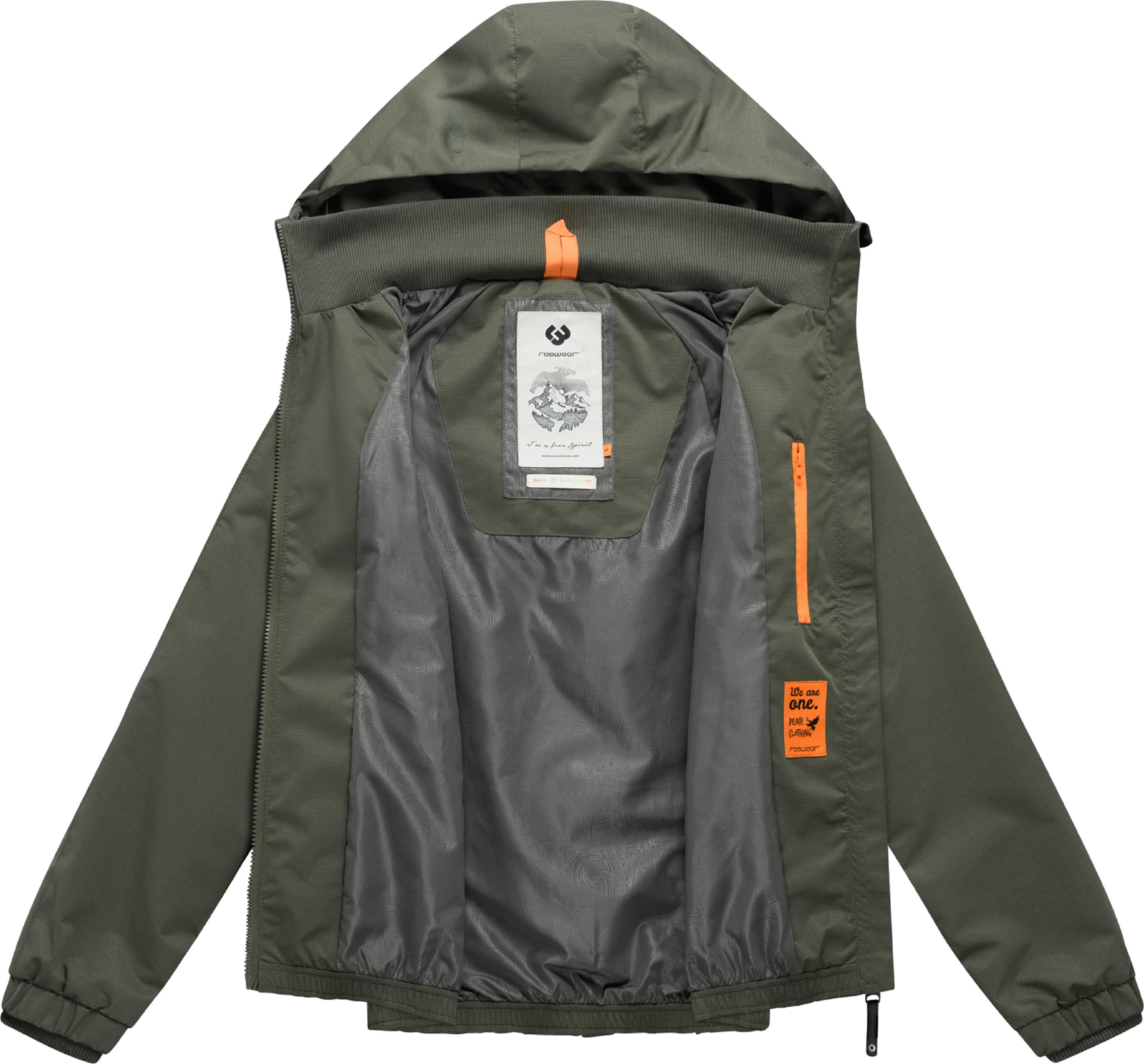 Wasserdichte Übergangsjacke mit Kapuze "Dizzie Tech" Dark Olive26