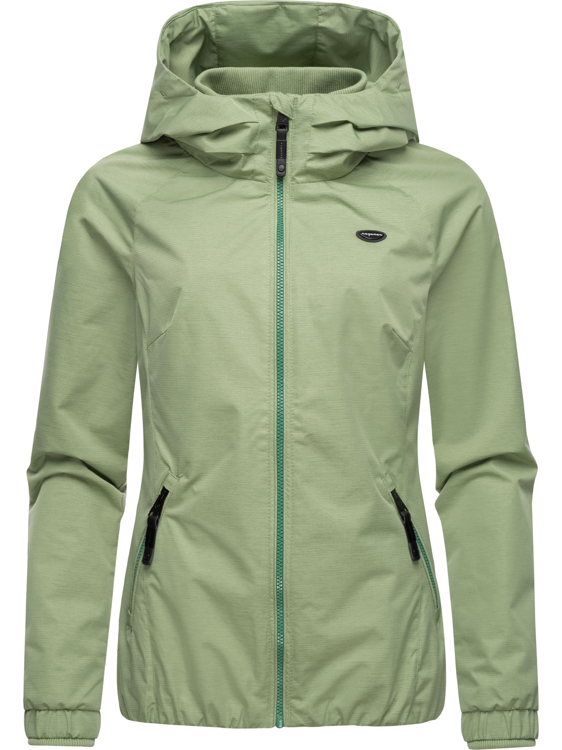 Wasserdichte Übergangsjacke mit Kapuze "Dizzie Tech" Dusty Green