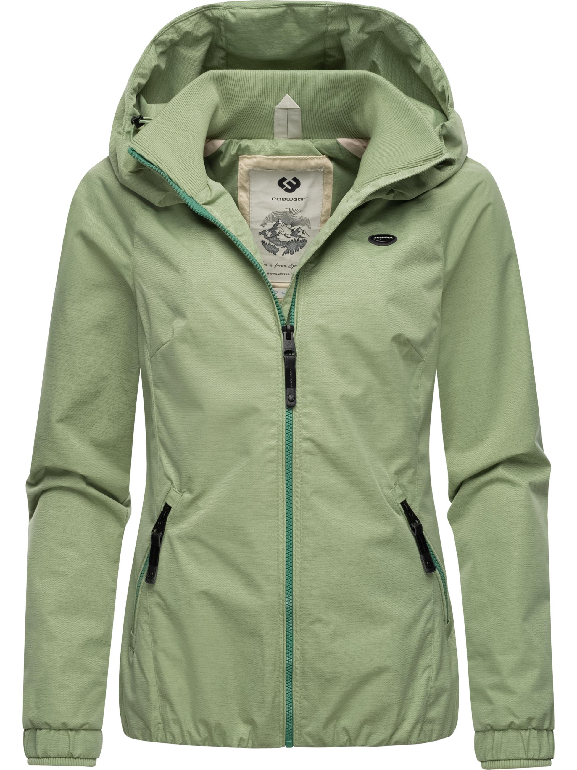 Wasserdichte Übergangsjacke mit Kapuze "Dizzie Tech" Dusty Green