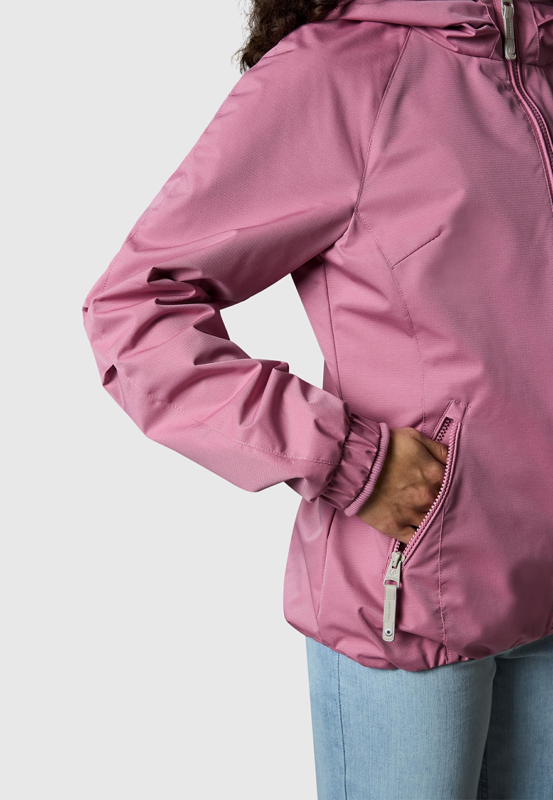 Wasserdichte Übergangsjacke mit Kapuze "Dizzie Tech" Dusty Rose26