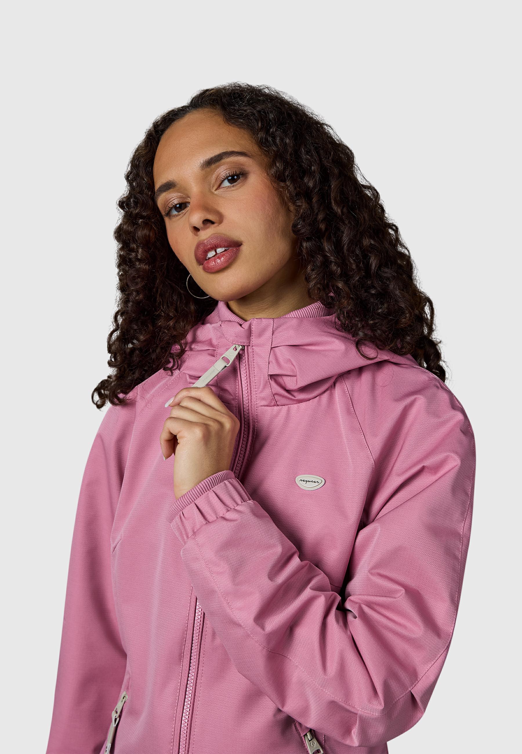 Wasserdichte Übergangsjacke mit Kapuze "Dizzie Tech" Dusty Rose26