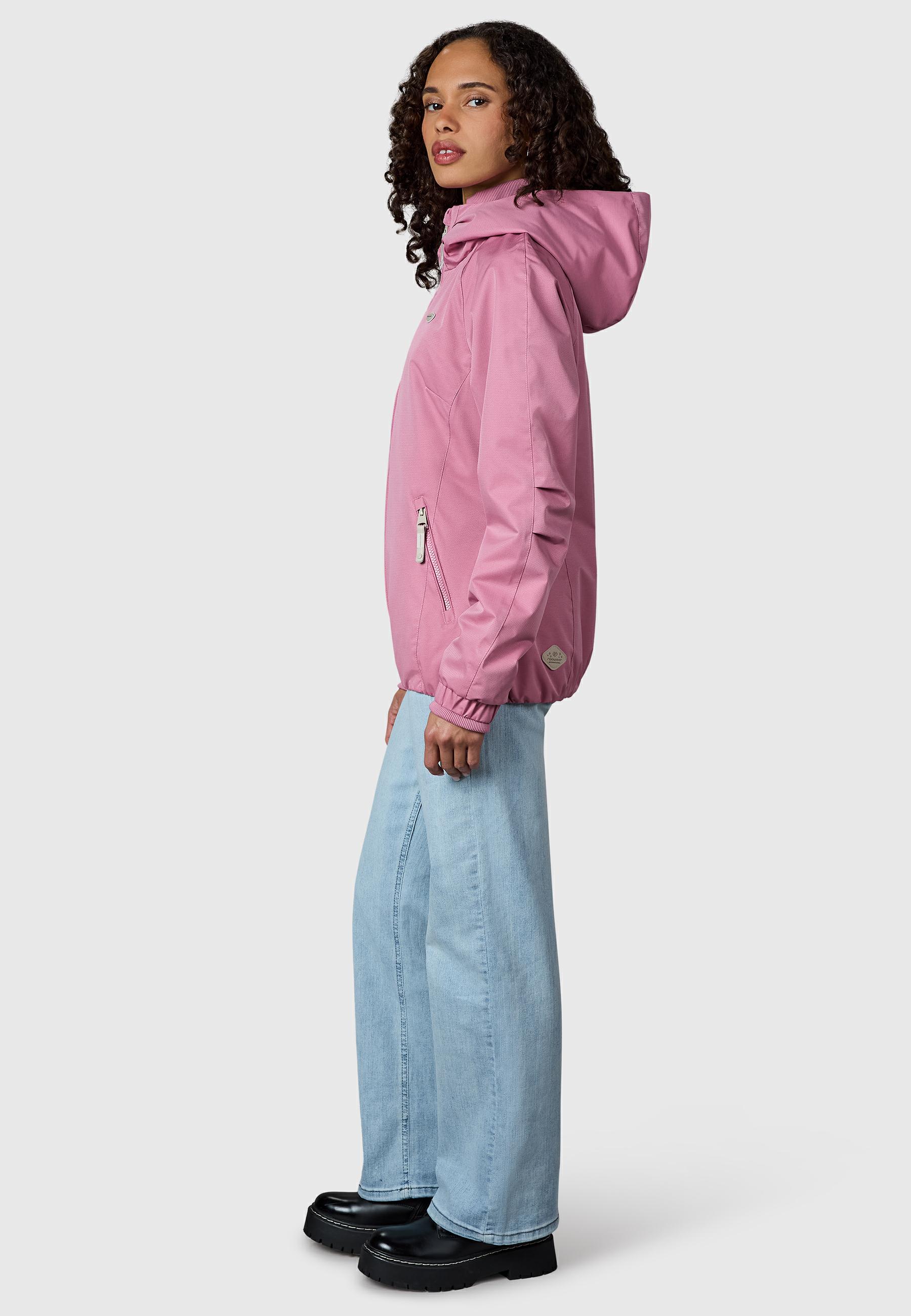 Wasserdichte Übergangsjacke mit Kapuze "Dizzie Tech" Dusty Rose26