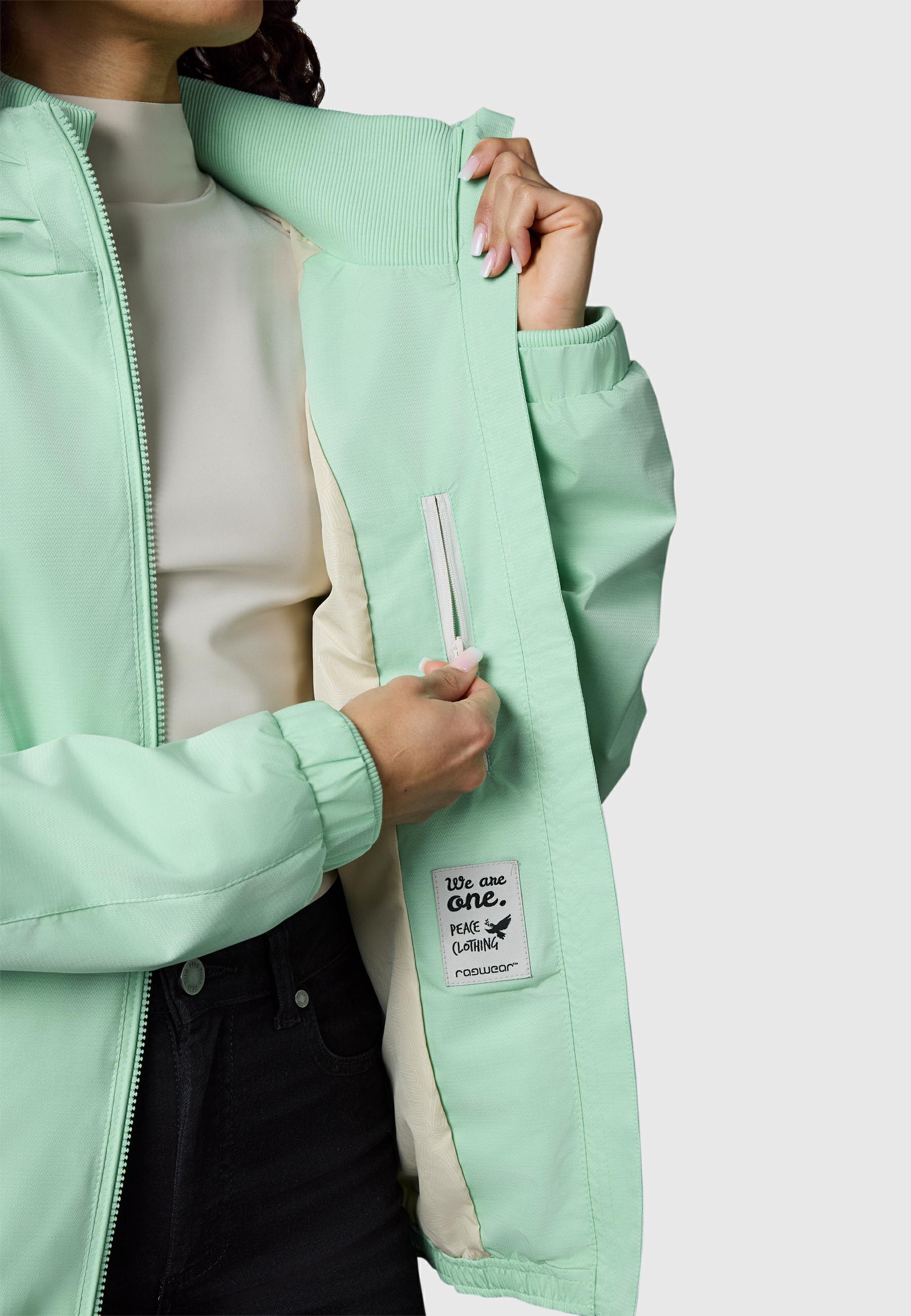 Wasserdichte Übergangsjacke mit Kapuze "Dizzie Tech" Mint26