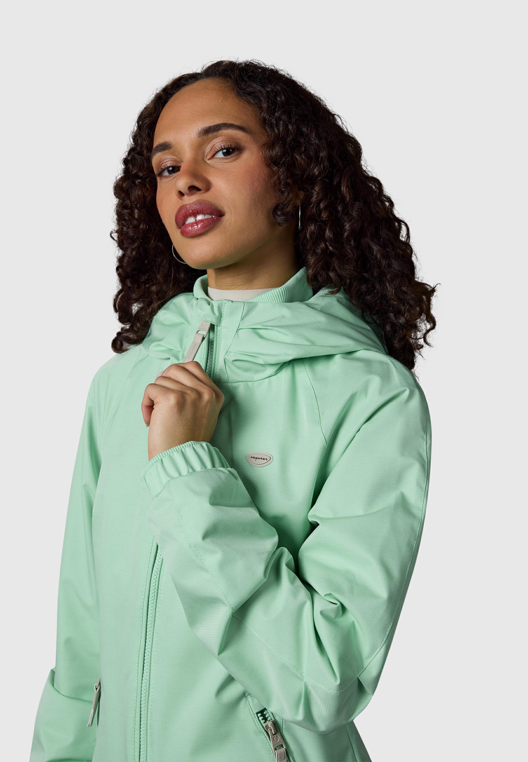Wasserdichte Übergangsjacke mit Kapuze "Dizzie Tech" Mint26