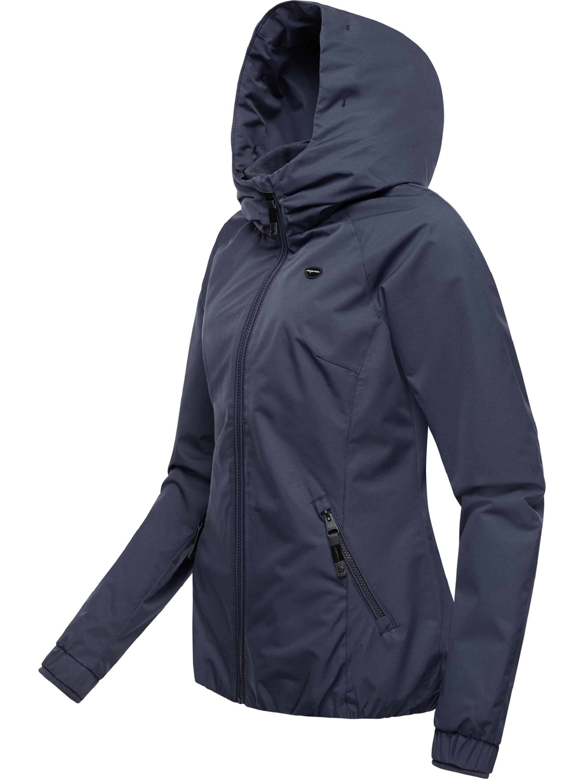 Wasserdichte Übergangsjacke mit Kapuze "Dizzie Tech" Navy