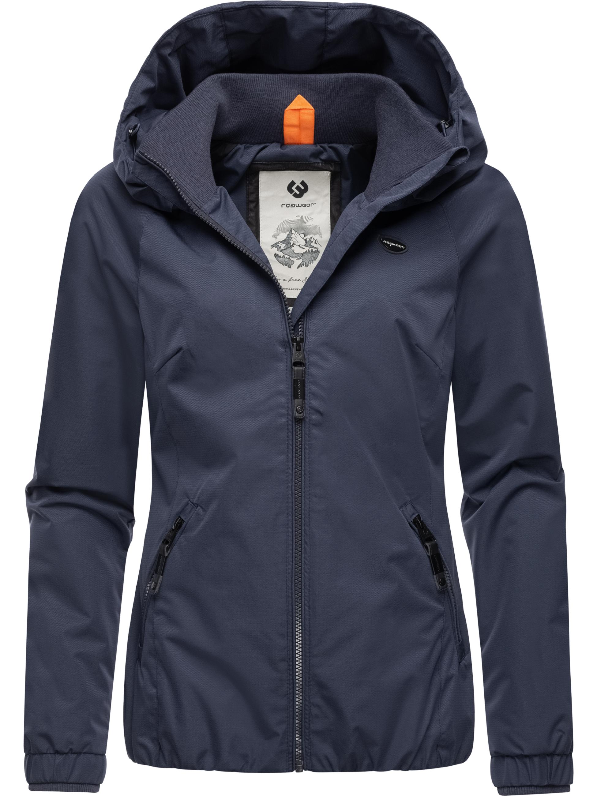 Wasserdichte Übergangsjacke mit Kapuze "Dizzie Tech" Navy