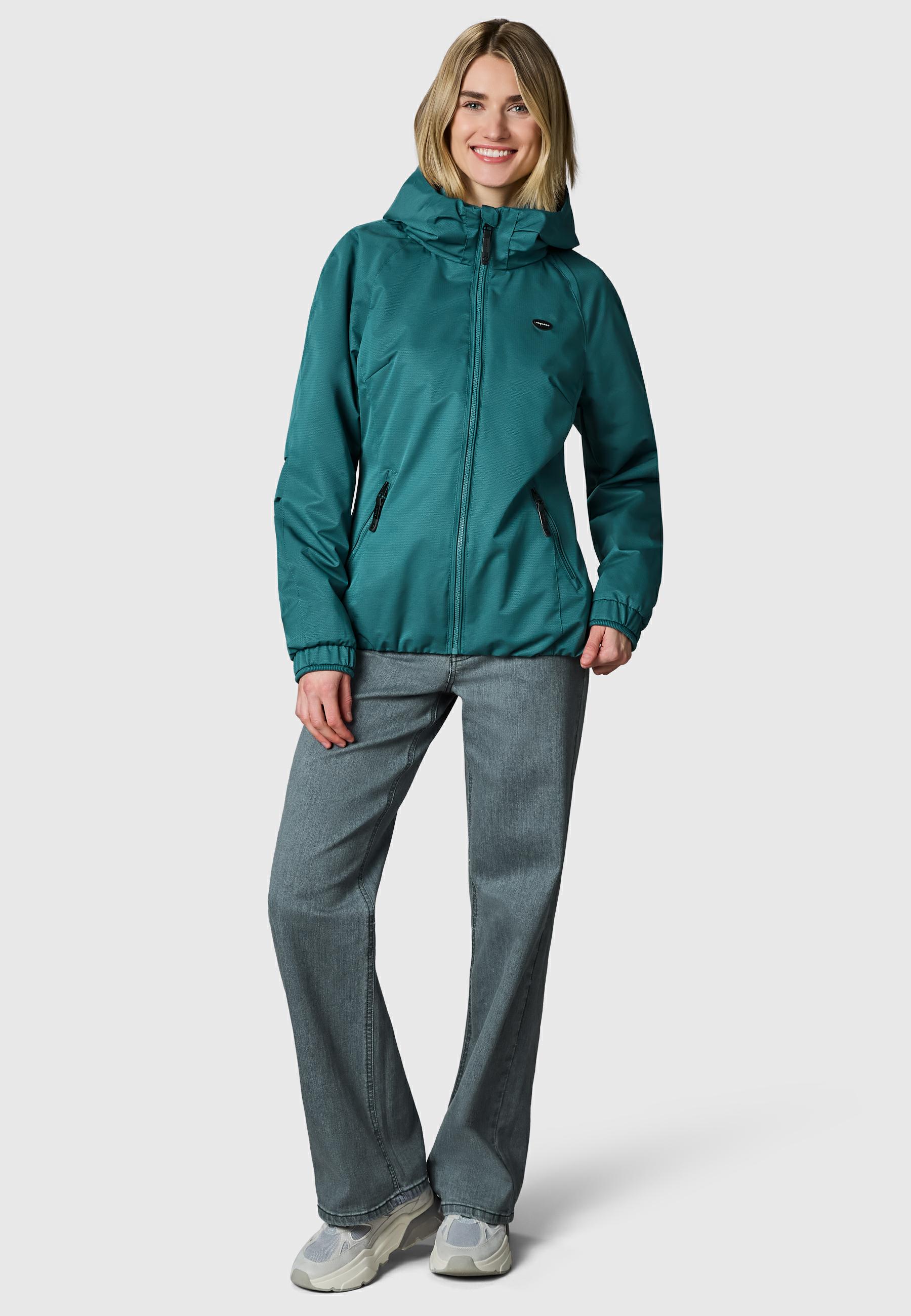 Wasserdichte Übergangsjacke mit Kapuze "Dizzie Tech" Ocean Green26