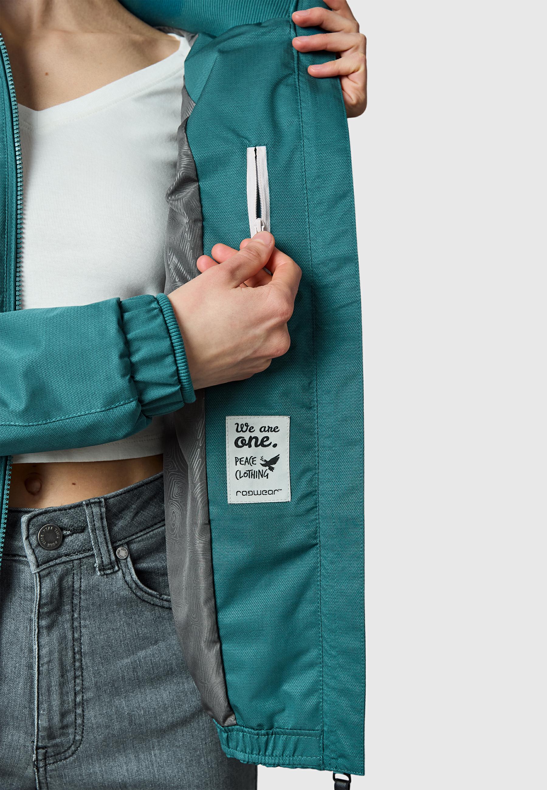 Wasserdichte Übergangsjacke mit Kapuze "Dizzie Tech" Ocean Green26