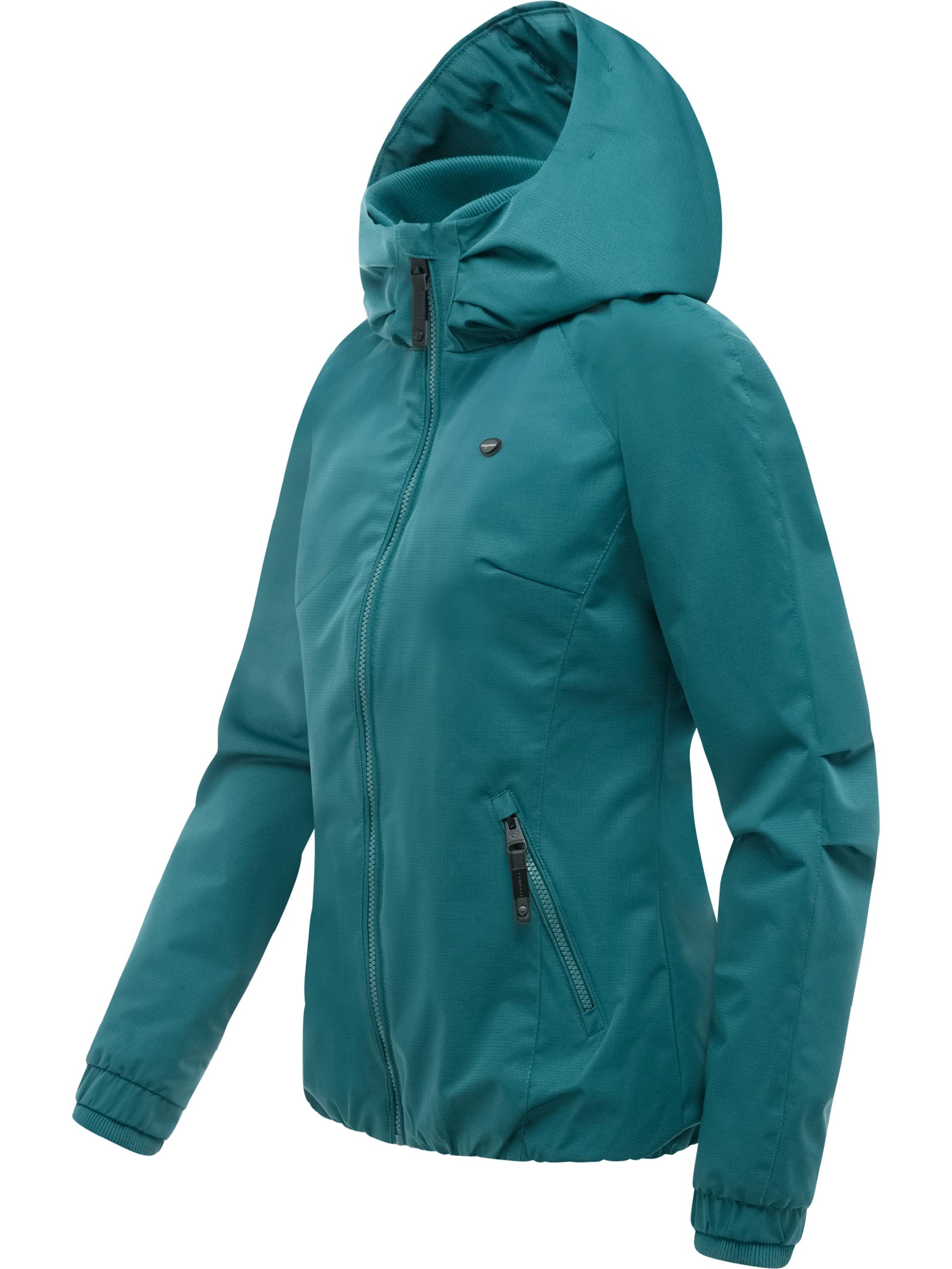 Wasserdichte Übergangsjacke mit Kapuze "Dizzie Tech" Ocean Green26