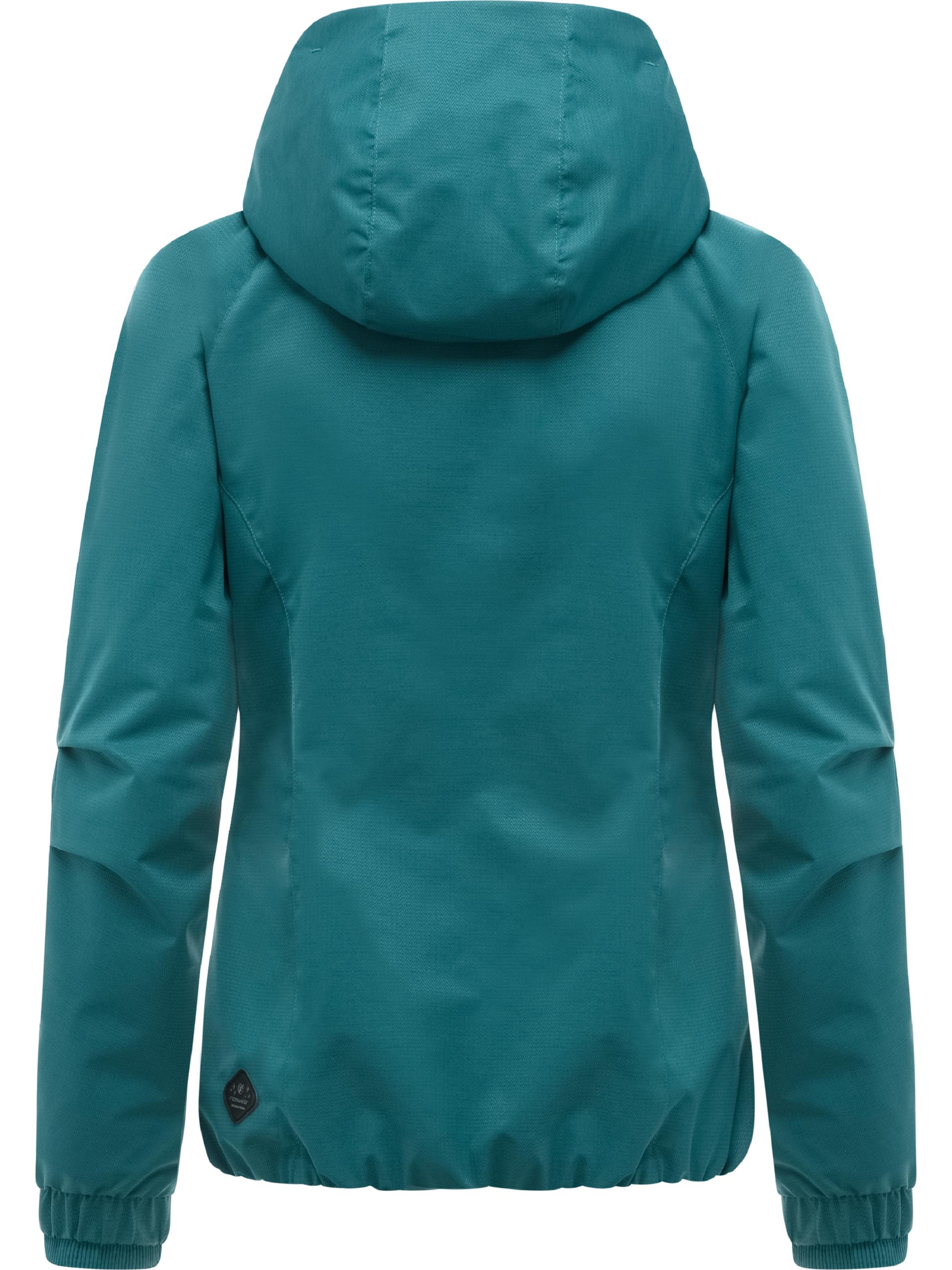 Wasserdichte Übergangsjacke mit Kapuze "Dizzie Tech" Ocean Green26