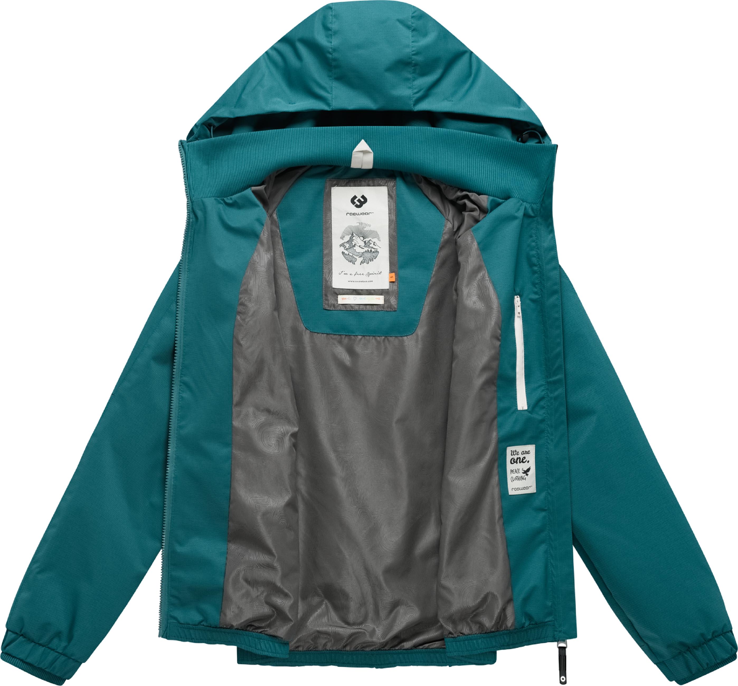 Wasserdichte Übergangsjacke mit Kapuze "Dizzie Tech" Ocean Green26