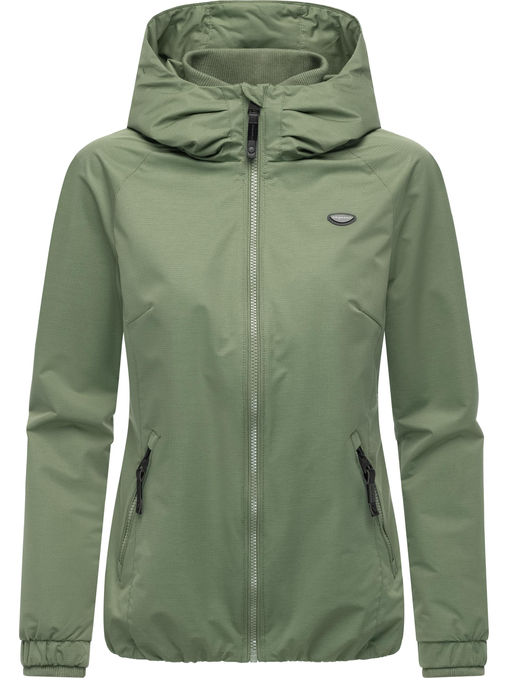 Wasserdichte Übergangsjacke mit Kapuze "Dizzie Tech" Olive025