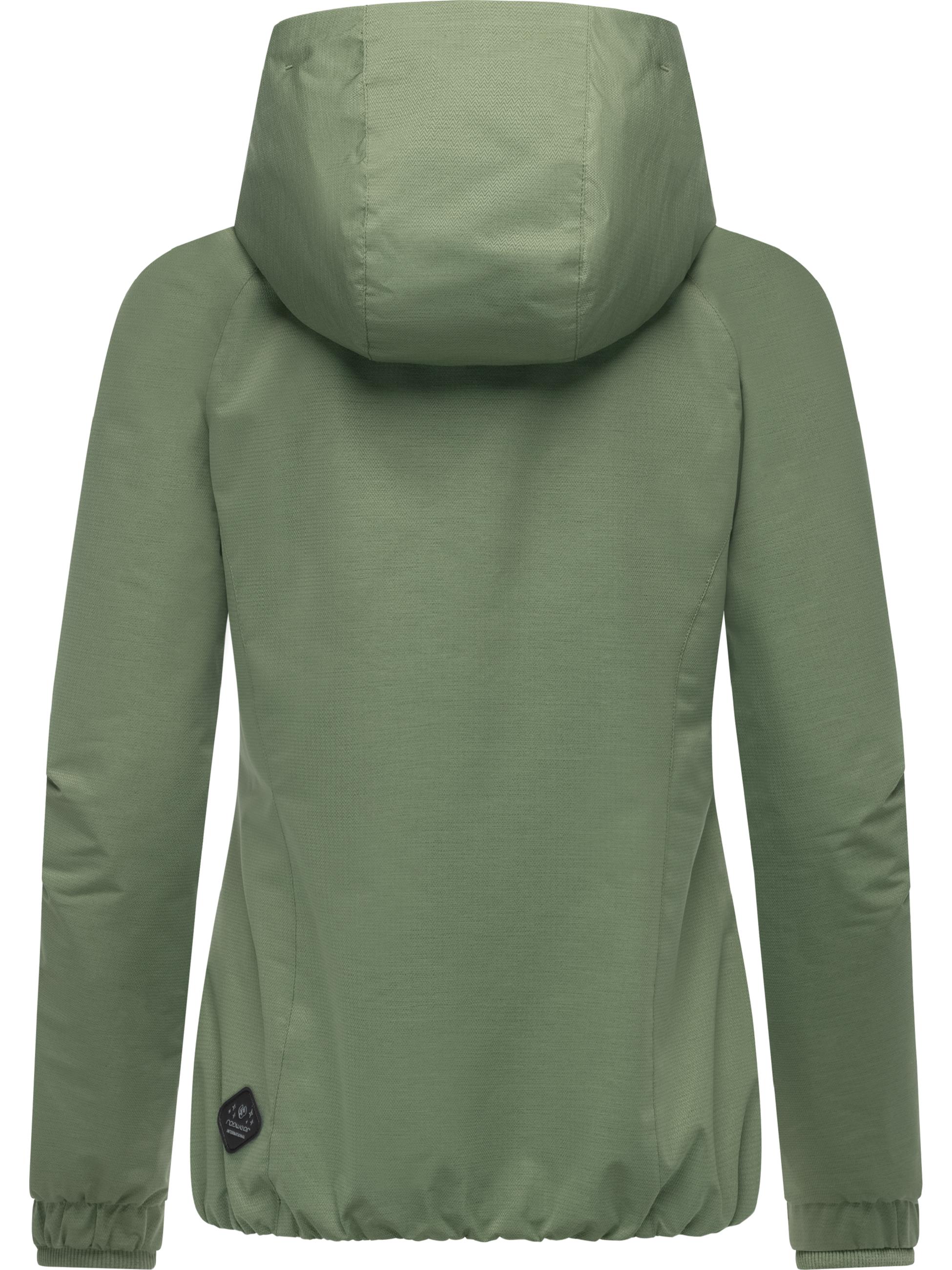 Wasserdichte Übergangsjacke mit Kapuze "Dizzie Tech" Olive025