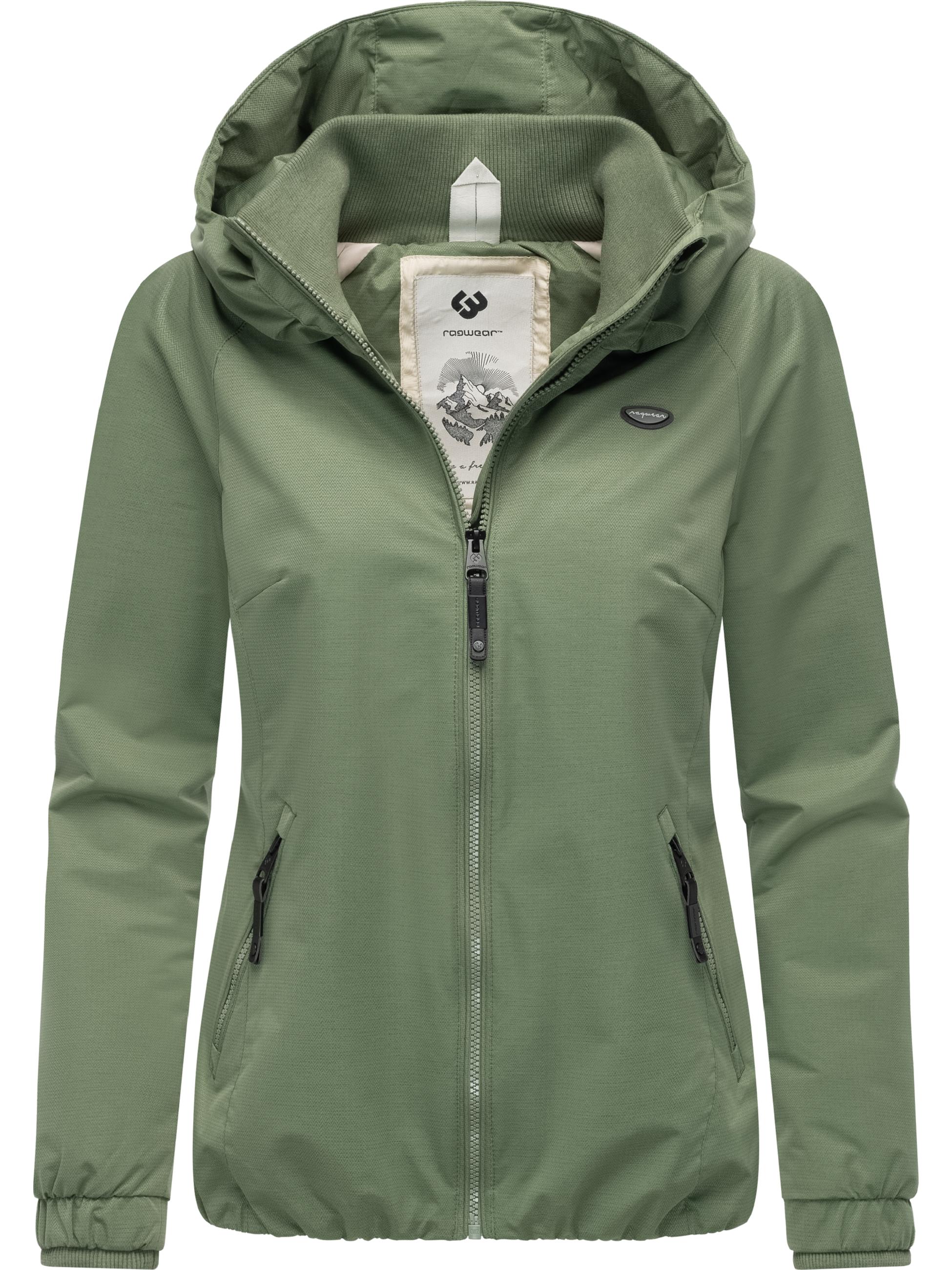 Wasserdichte Übergangsjacke mit Kapuze "Dizzie Tech" Olive025