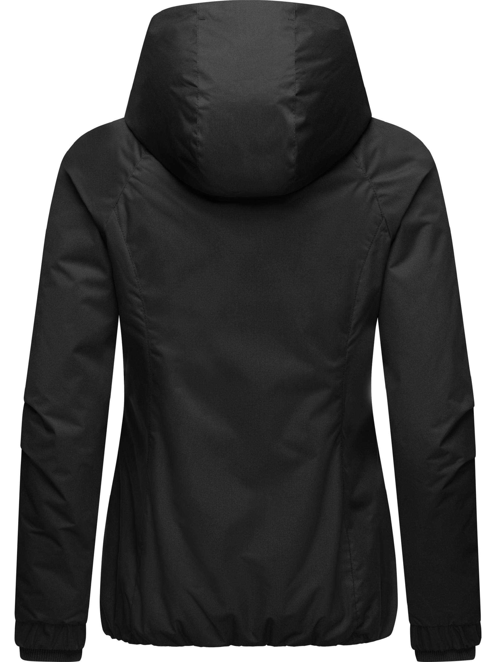 Wasserdichte Winterjacke mit Kapuze "Dizzie Warm" Black