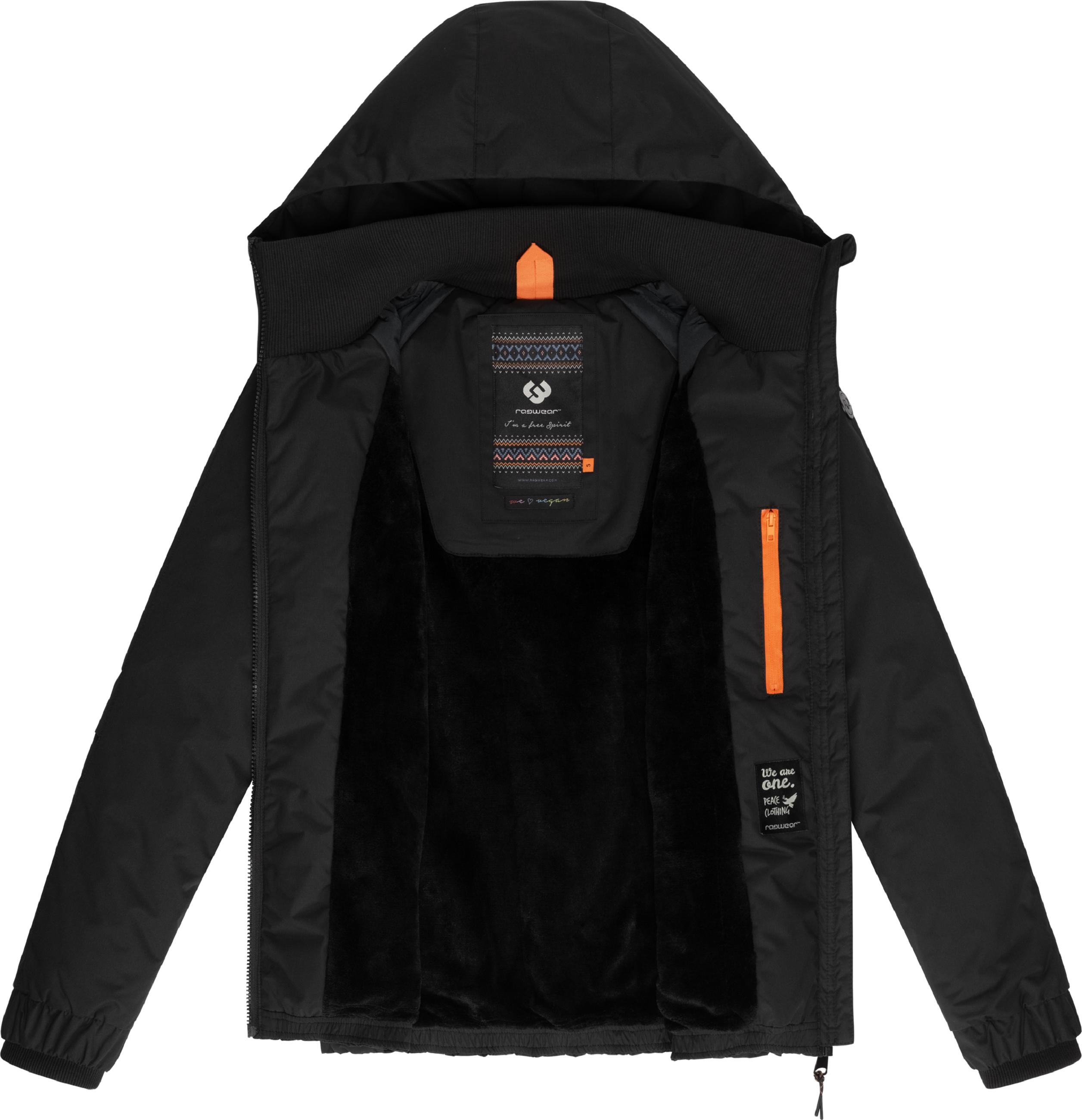 Wasserdichte Winterjacke mit Kapuze "Dizzie Warm" Black