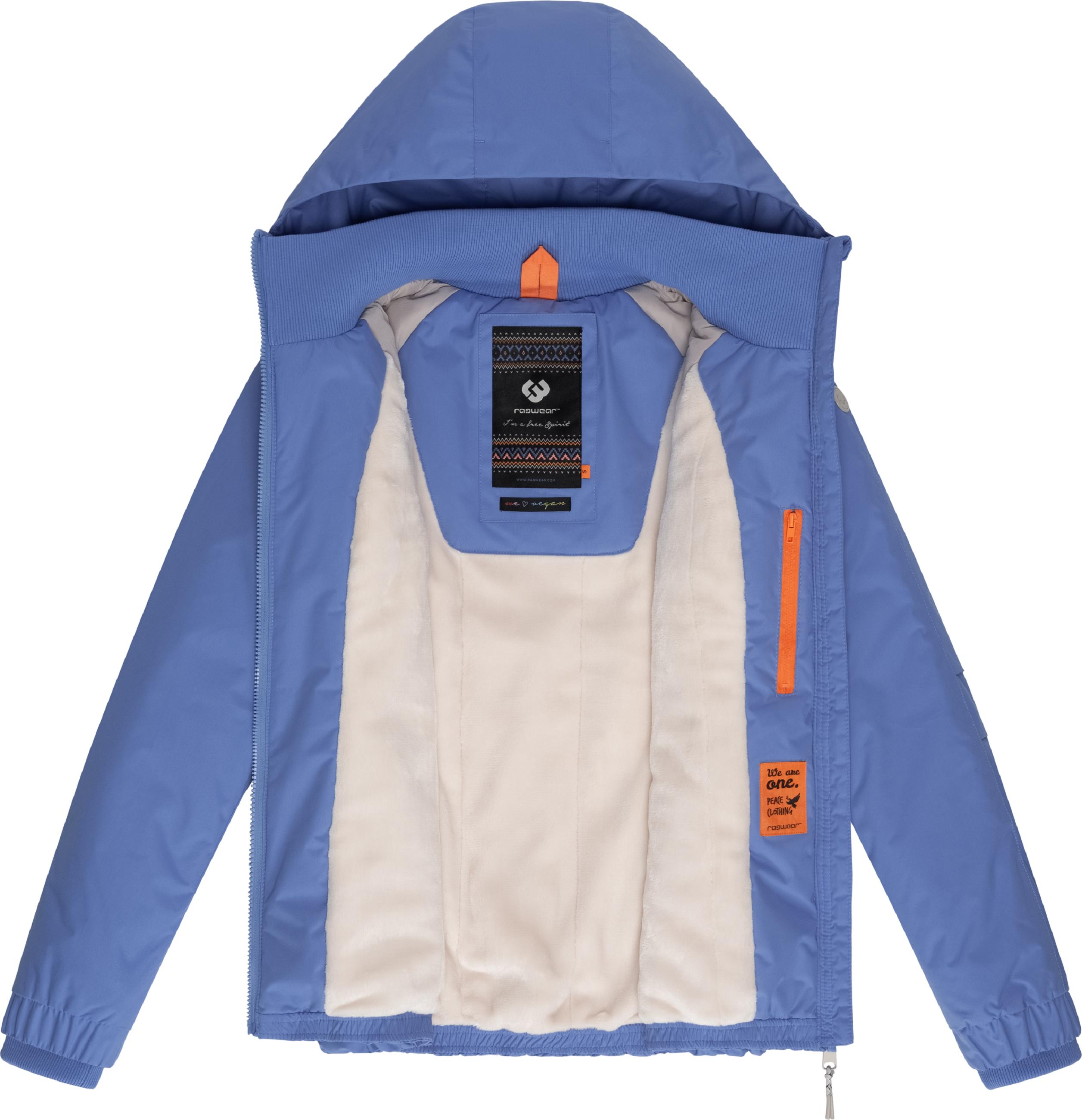 Wasserdichte Winterjacke mit Kapuze "Dizzie Warm" Blue