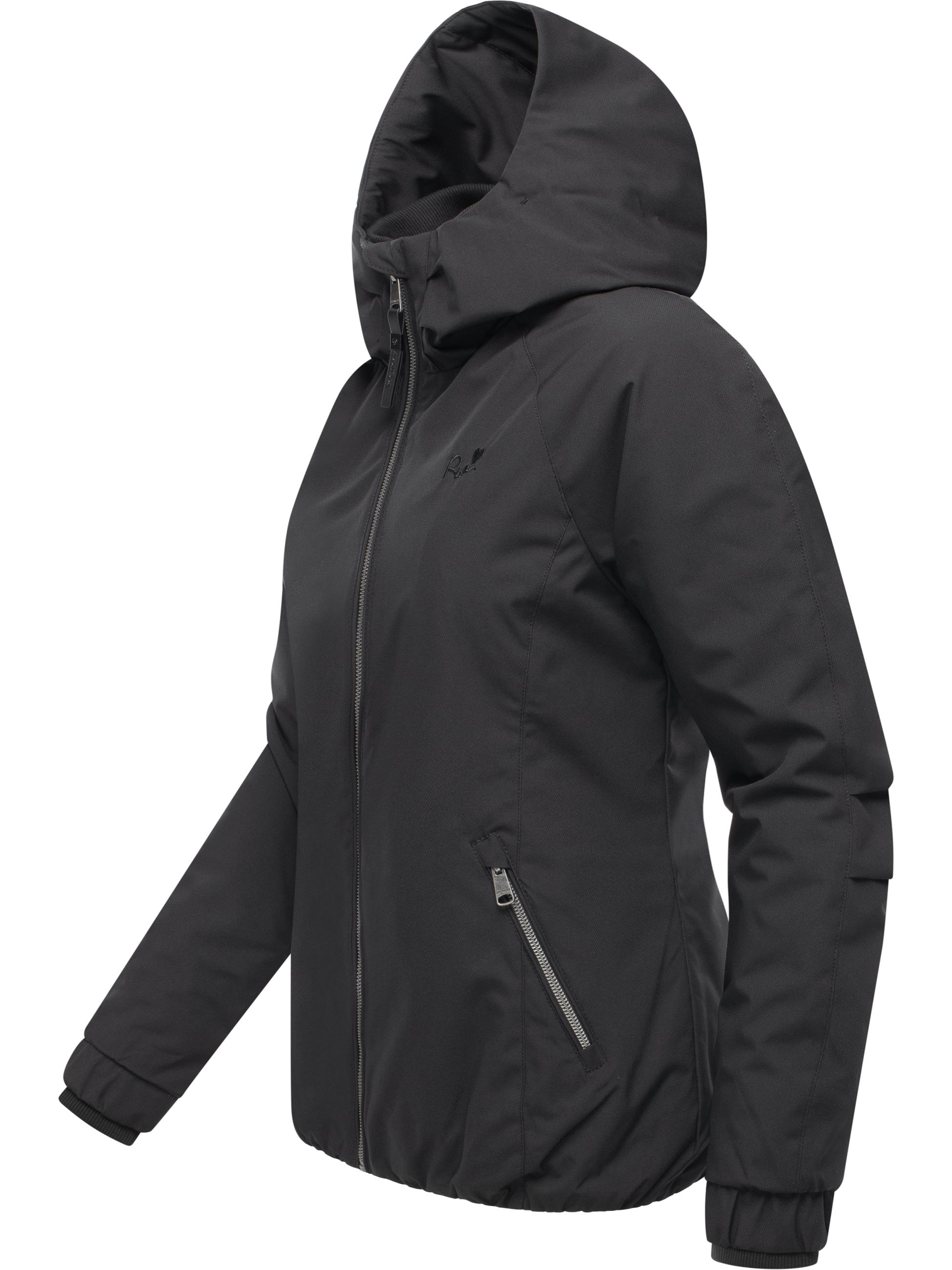 Wasserdichte Winterjacke mit Kapuze "Dizzie Warm II" Black