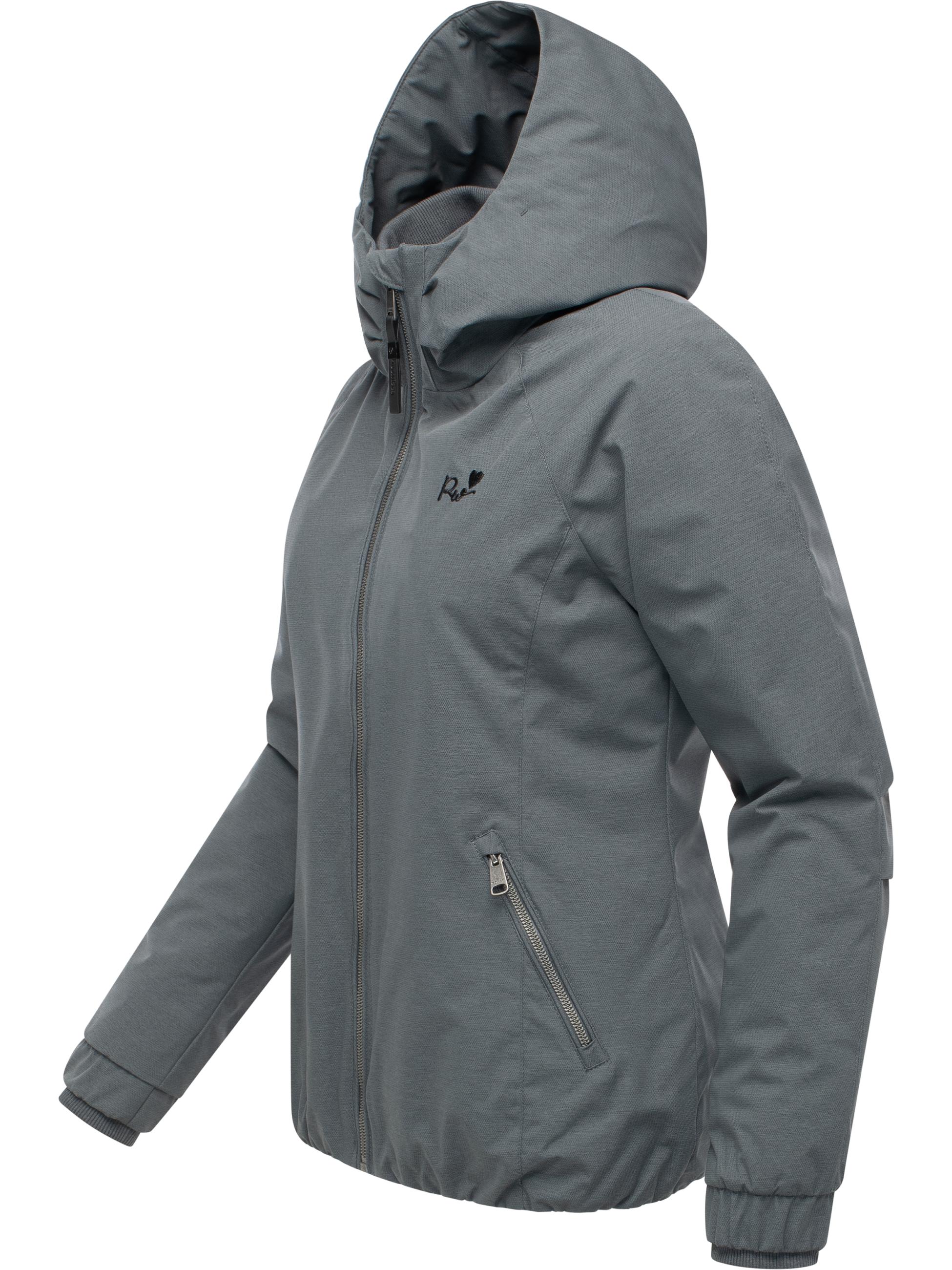 Wasserdichte Winterjacke mit Kapuze "Dizzie Warm II" Dark Grey