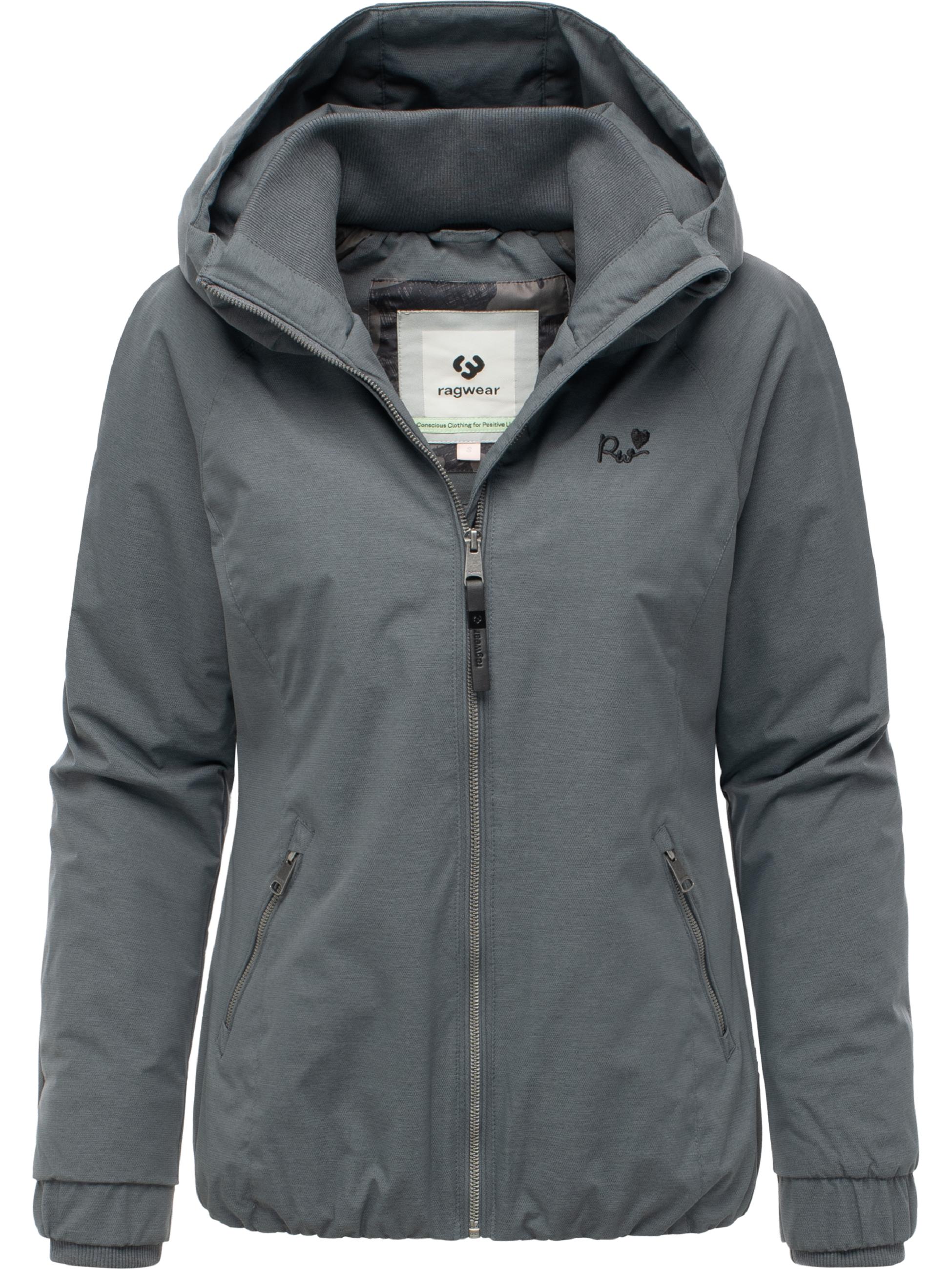 Wasserdichte Winterjacke mit Kapuze "Dizzie Warm II" Dark Grey