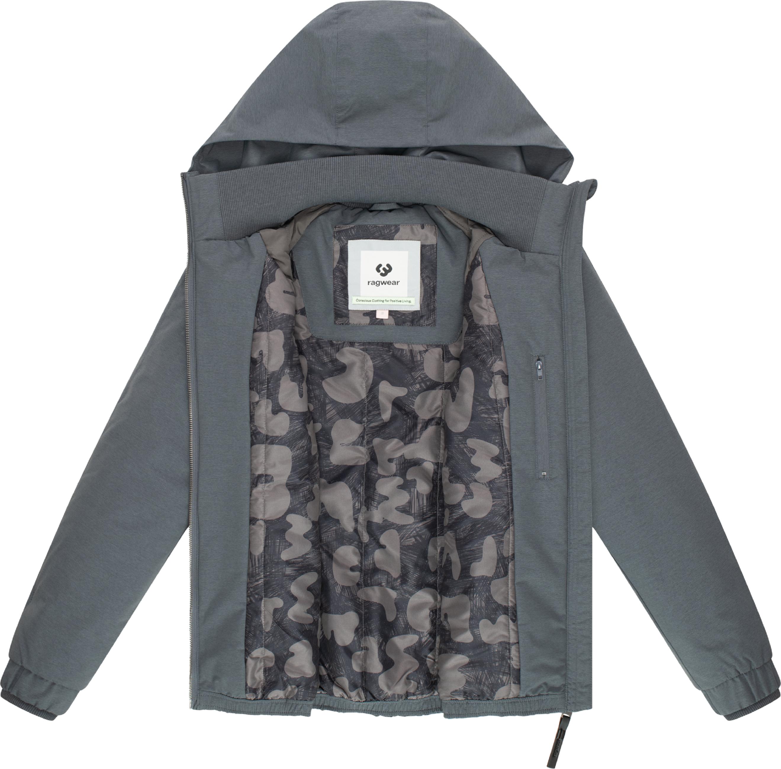 Wasserdichte Winterjacke mit Kapuze "Dizzie Warm II" Dark Grey