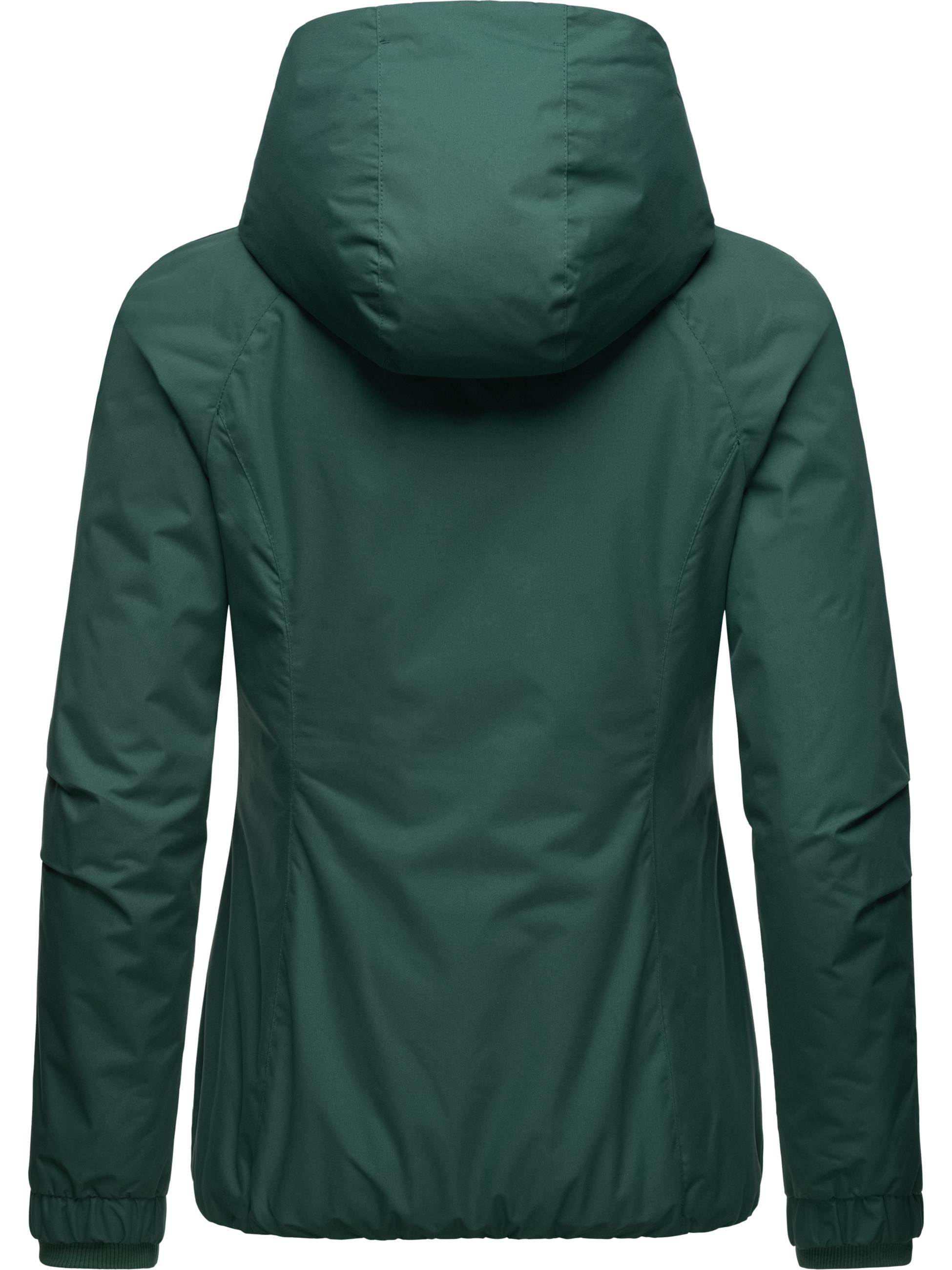 Wasserdichte Winterjacke mit Kapuze "Dizzie Warm" Pine Green