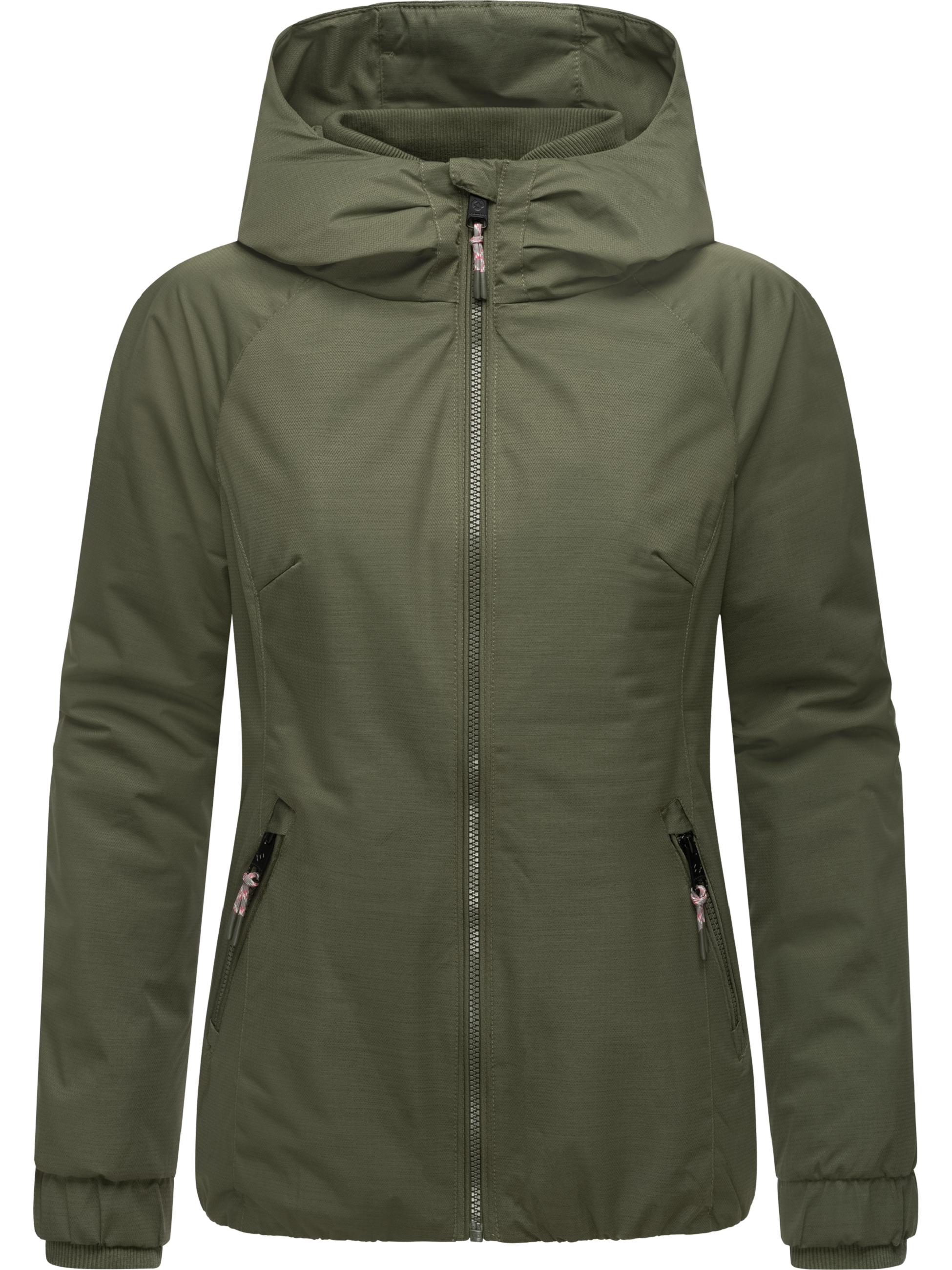 Wasserdichte und atmungsaktive Winterjacke "Dizzie Warm Rain" Dark Olive