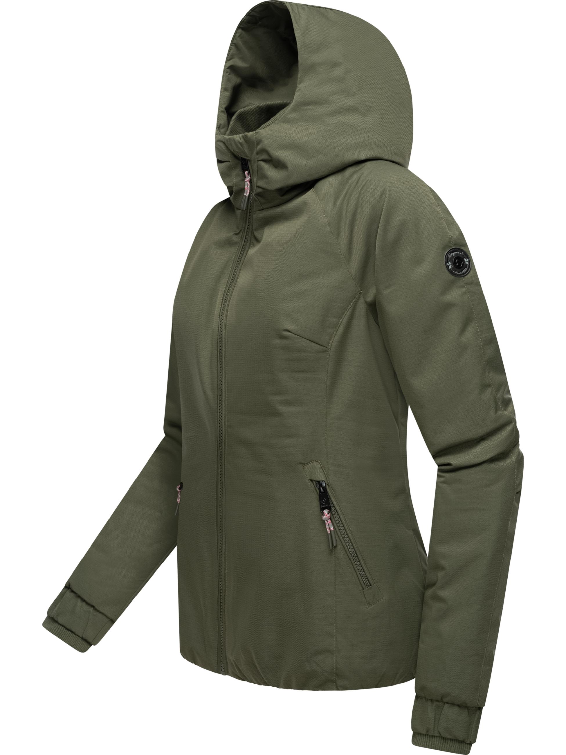 Wasserdichte und atmungsaktive Winterjacke "Dizzie Warm Rain" Dark Olive