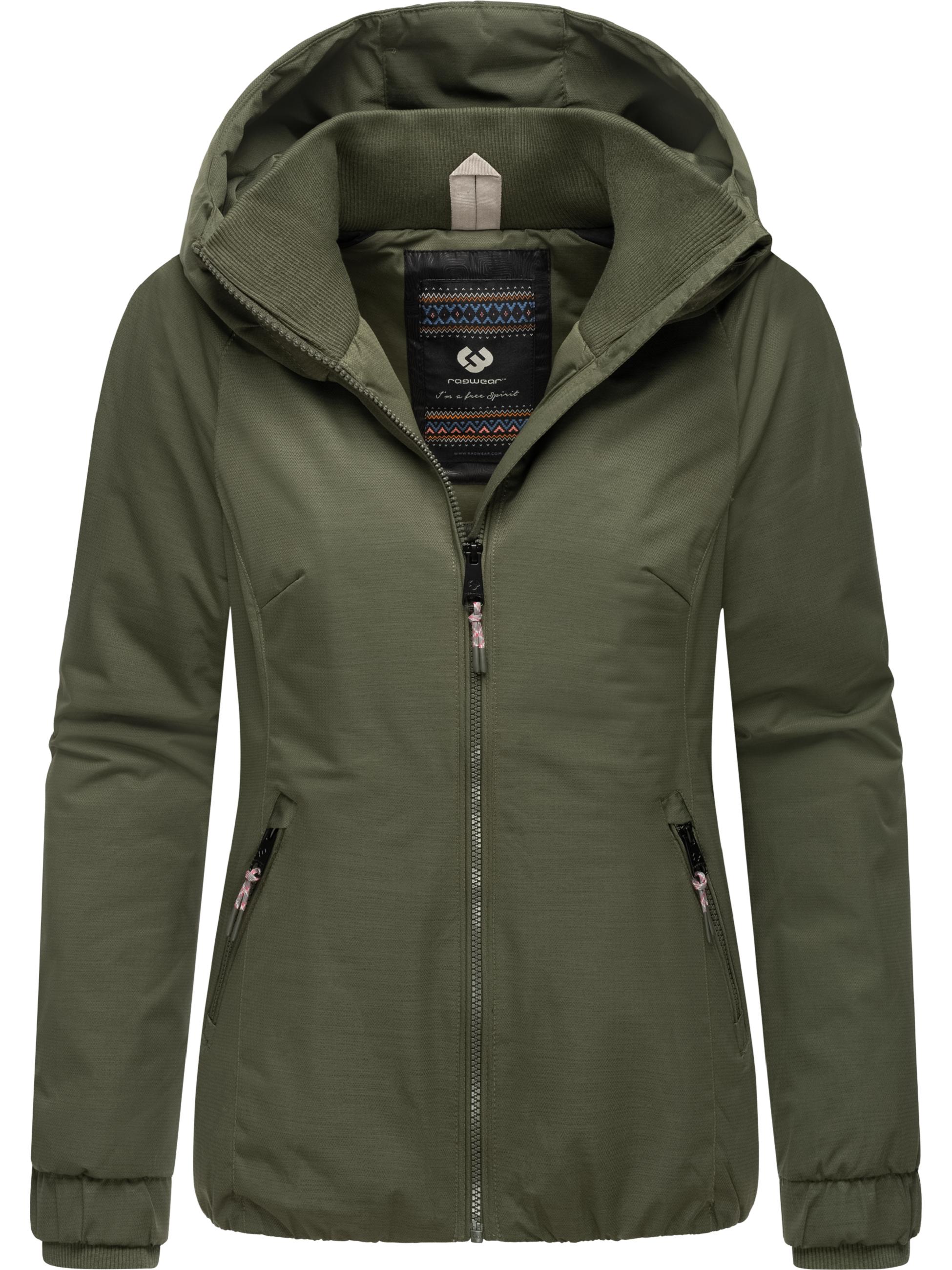 Wasserdichte und atmungsaktive Winterjacke "Dizzie Warm Rain" Dark Olive