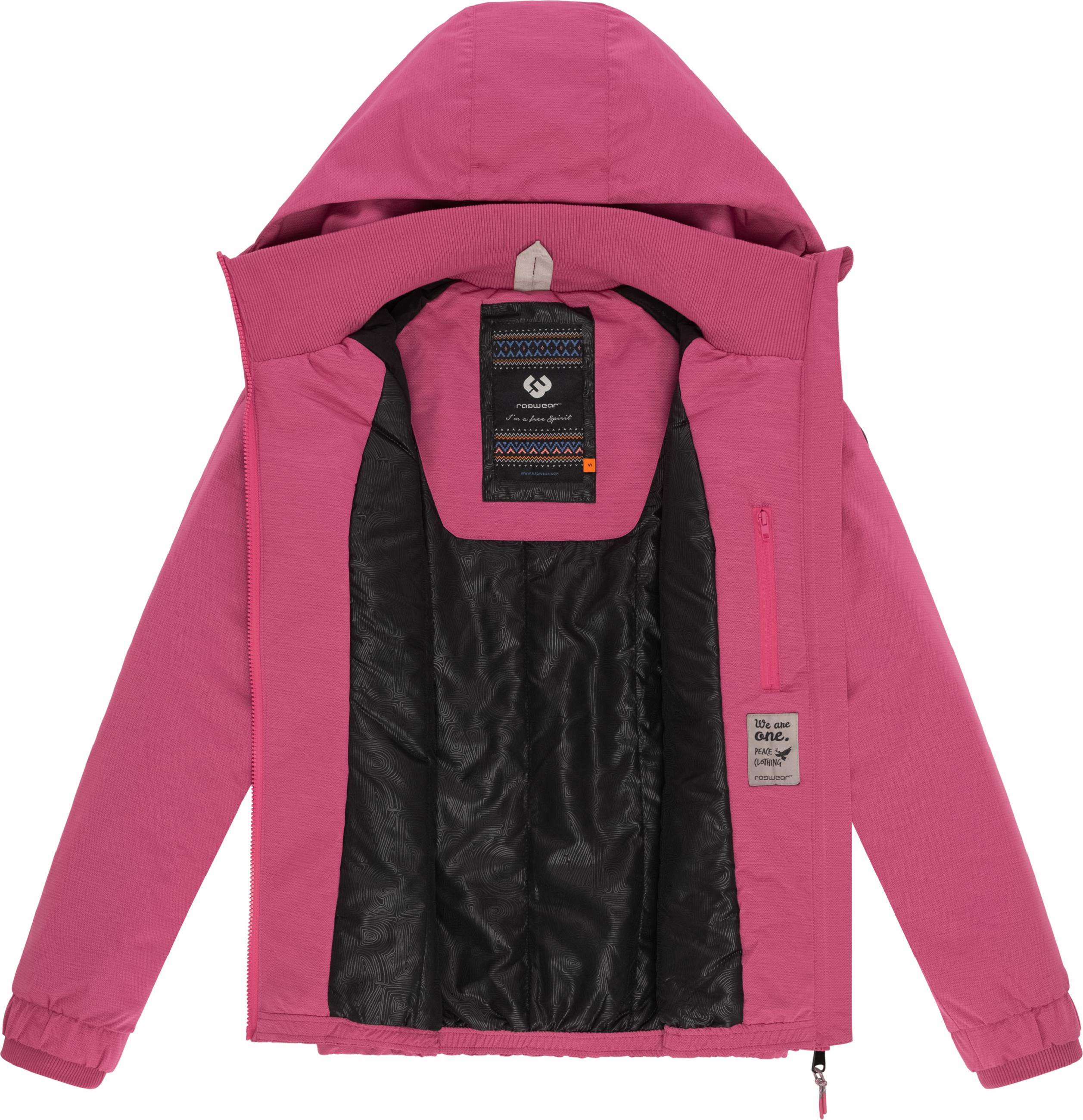 Wasserdichte und atmungsaktive Winterjacke "Dizzie Warm Rain" Fuchsia