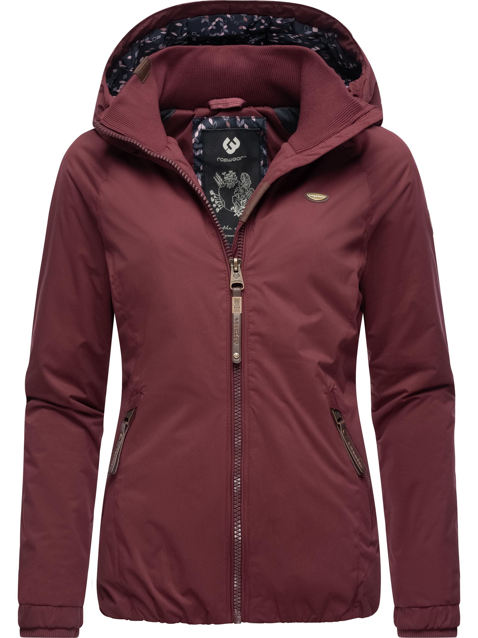 Winterjacke mit Kapuze "Dizzie Winter" Wine Red22