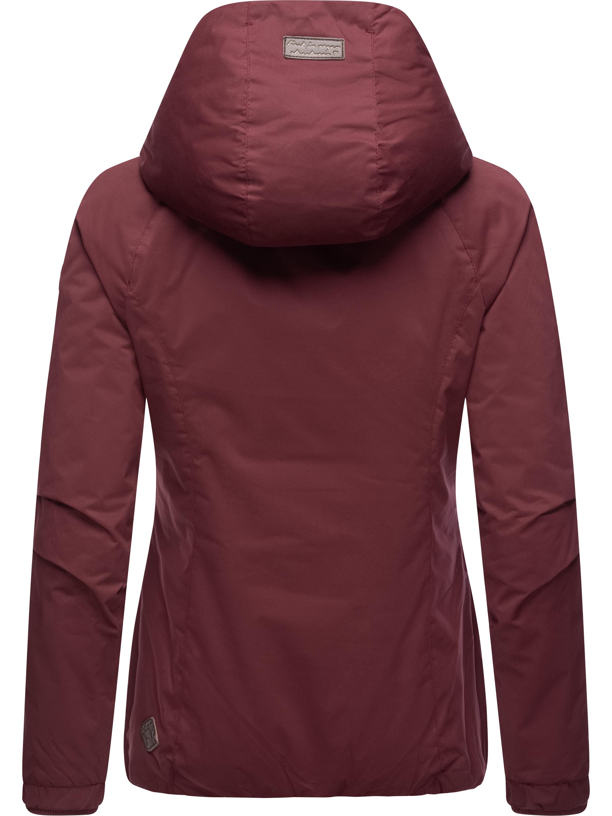 Winterjacke mit Kapuze "Dizzie Winter" Wine Red22