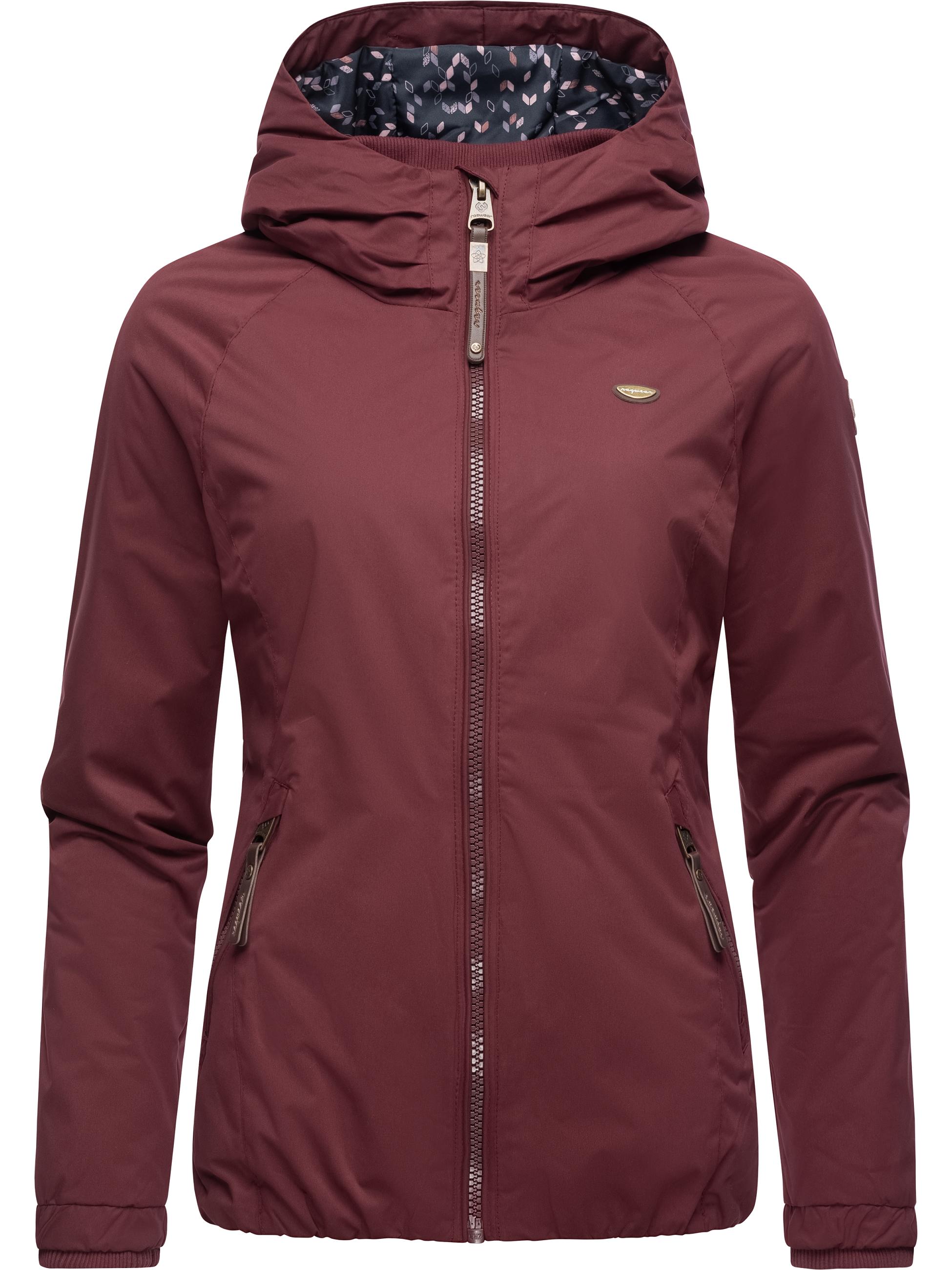 Winterjacke mit Kapuze "Dizzie Winter" Wine Red22