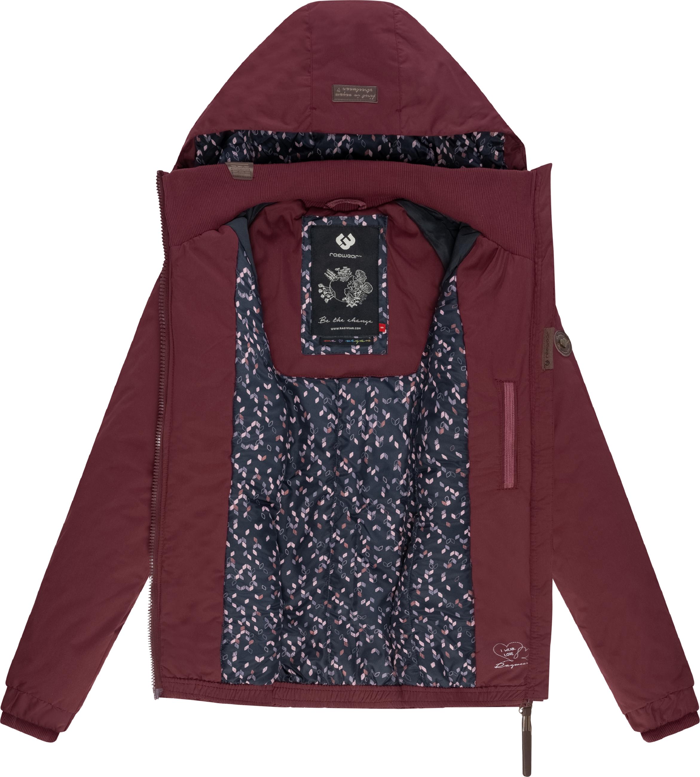 Winterjacke mit Kapuze "Dizzie Winter" Wine Red22