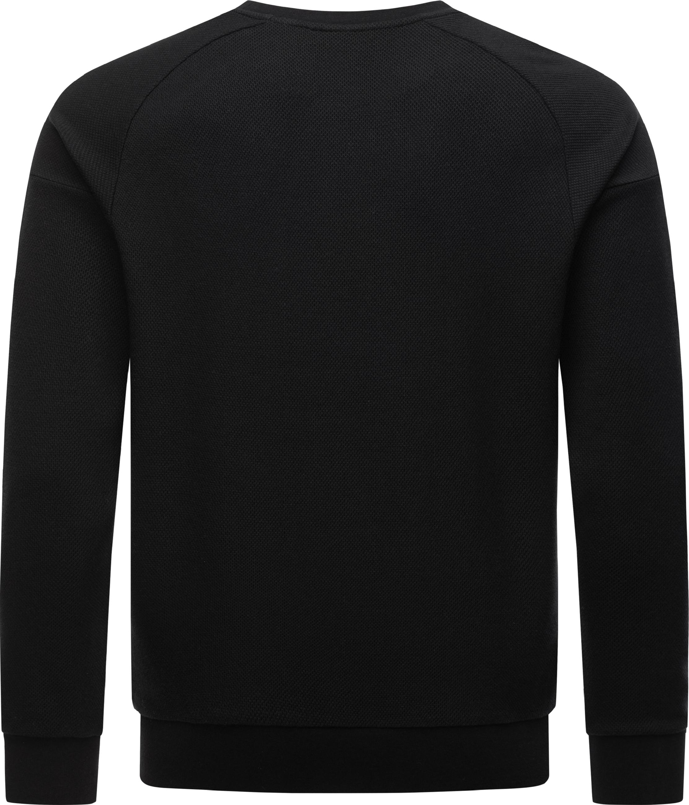 Strukturierter Pullover "Doren" Black