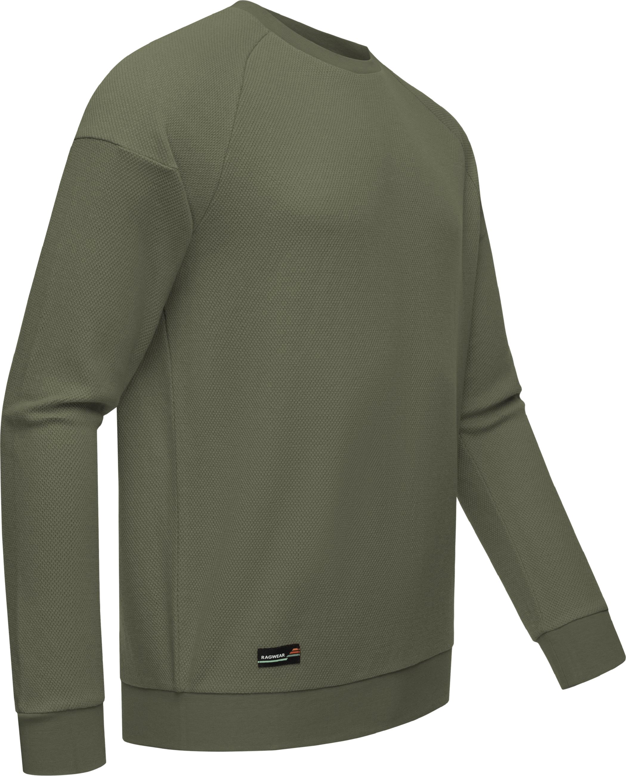 Strukturierter Pullover "Doren" Olive