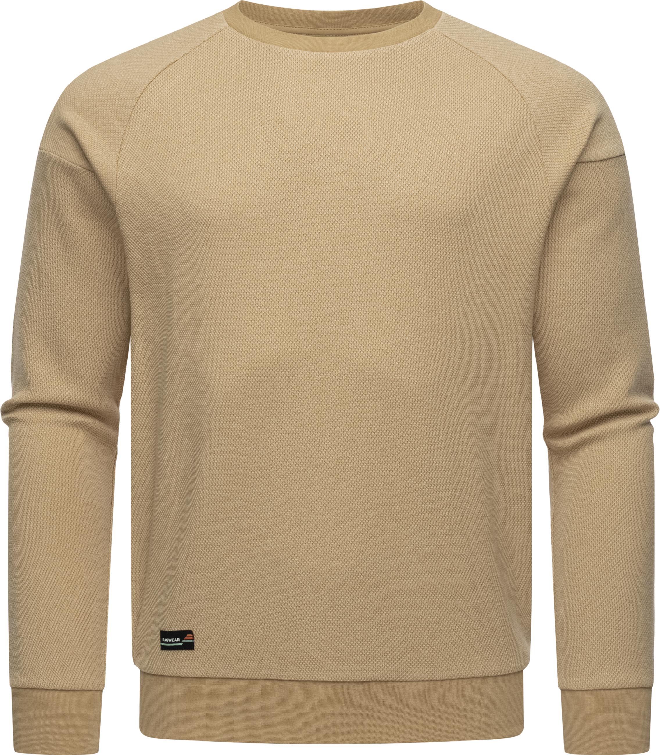 Strukturierter Pullover "Doren" Sand