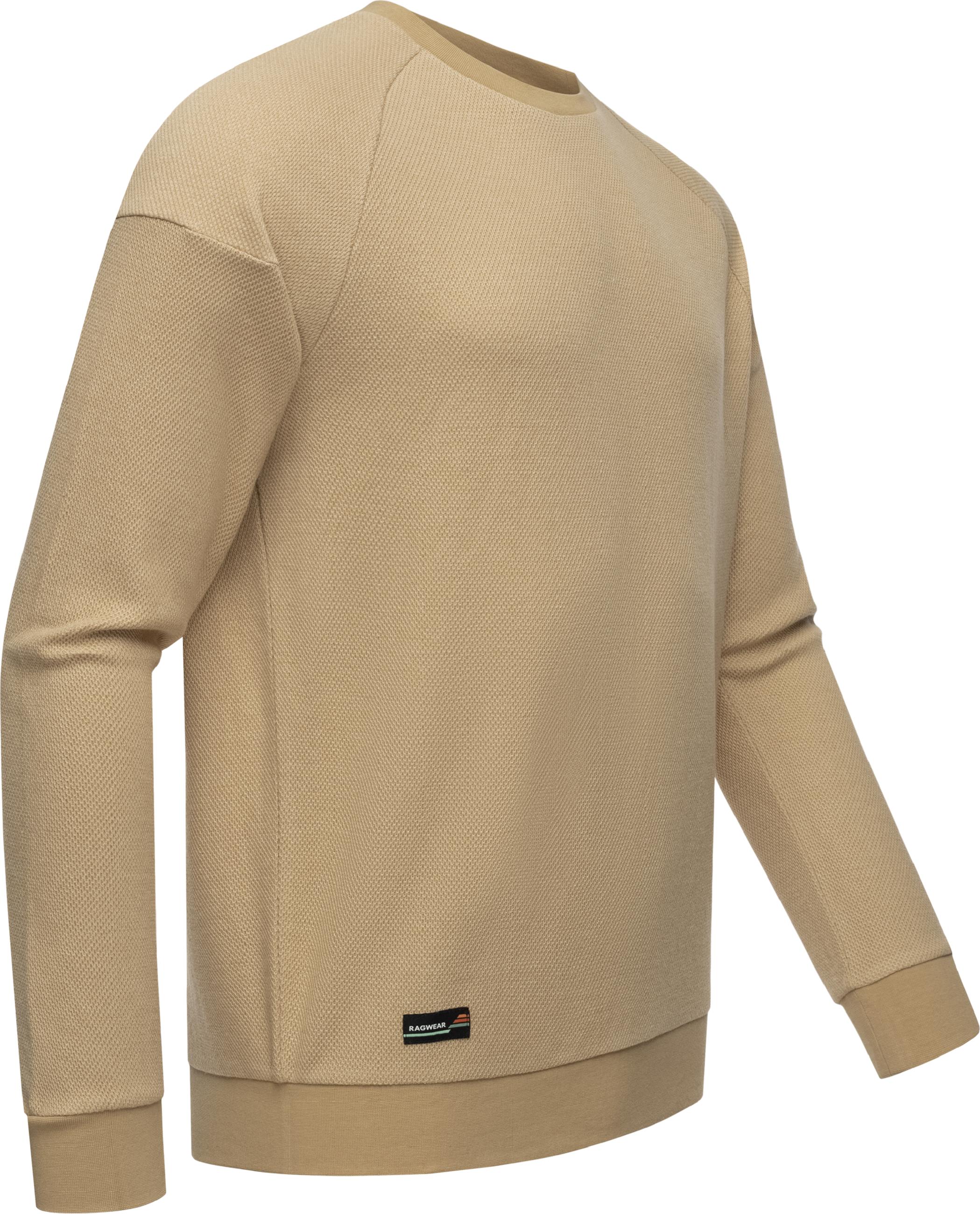 Strukturierter Pullover "Doren" Sand